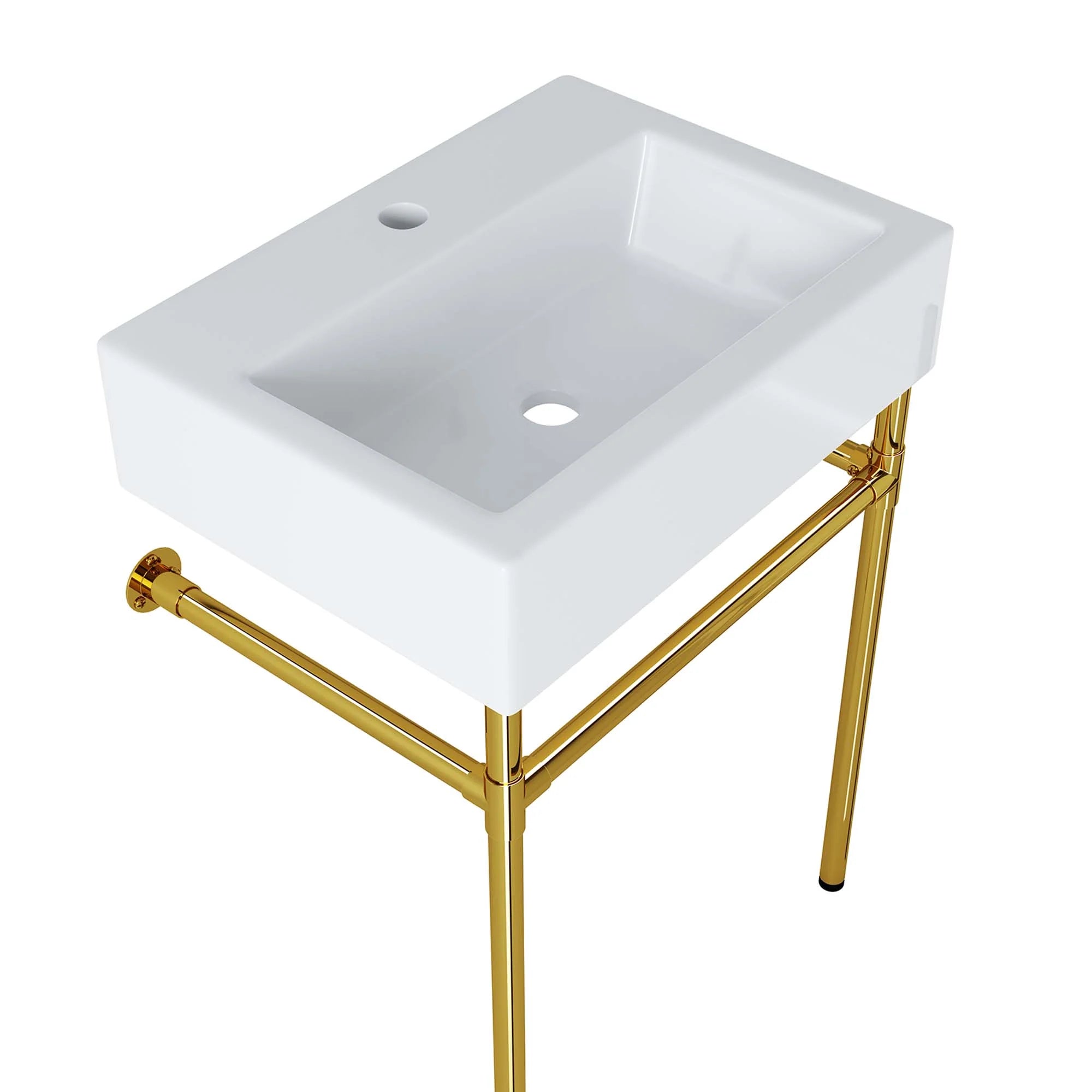 Redeem Acrylic Wall-Mount Bathroom Vanity Basin Included