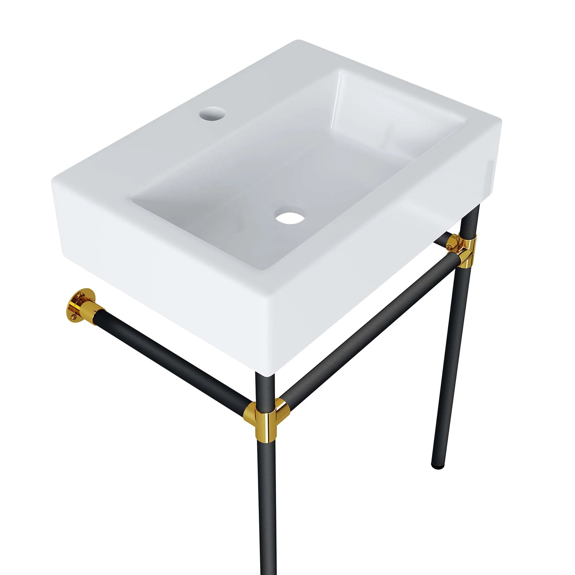 Redeem Acrylic Wall-Mount Bathroom Vanity Basin Included