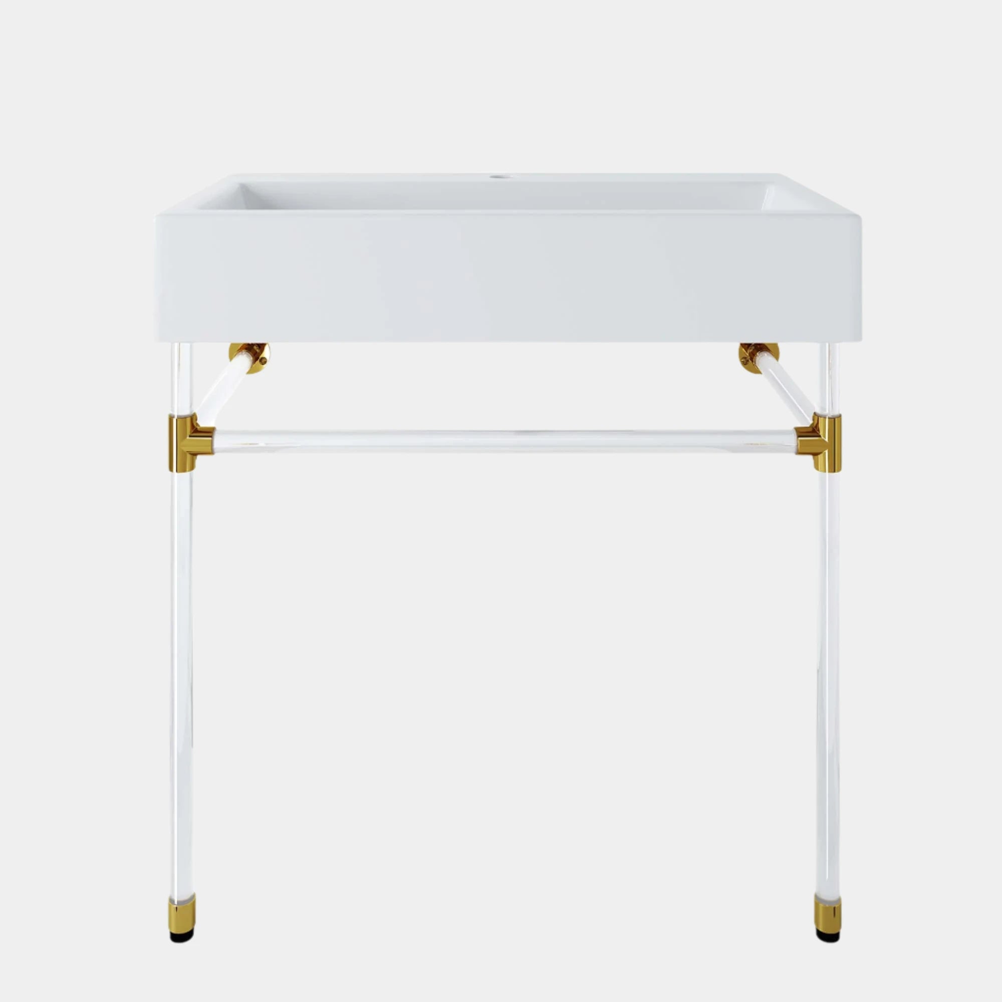 Redeem Acrylic Wall-Mount Bathroom Vanity Basin Included