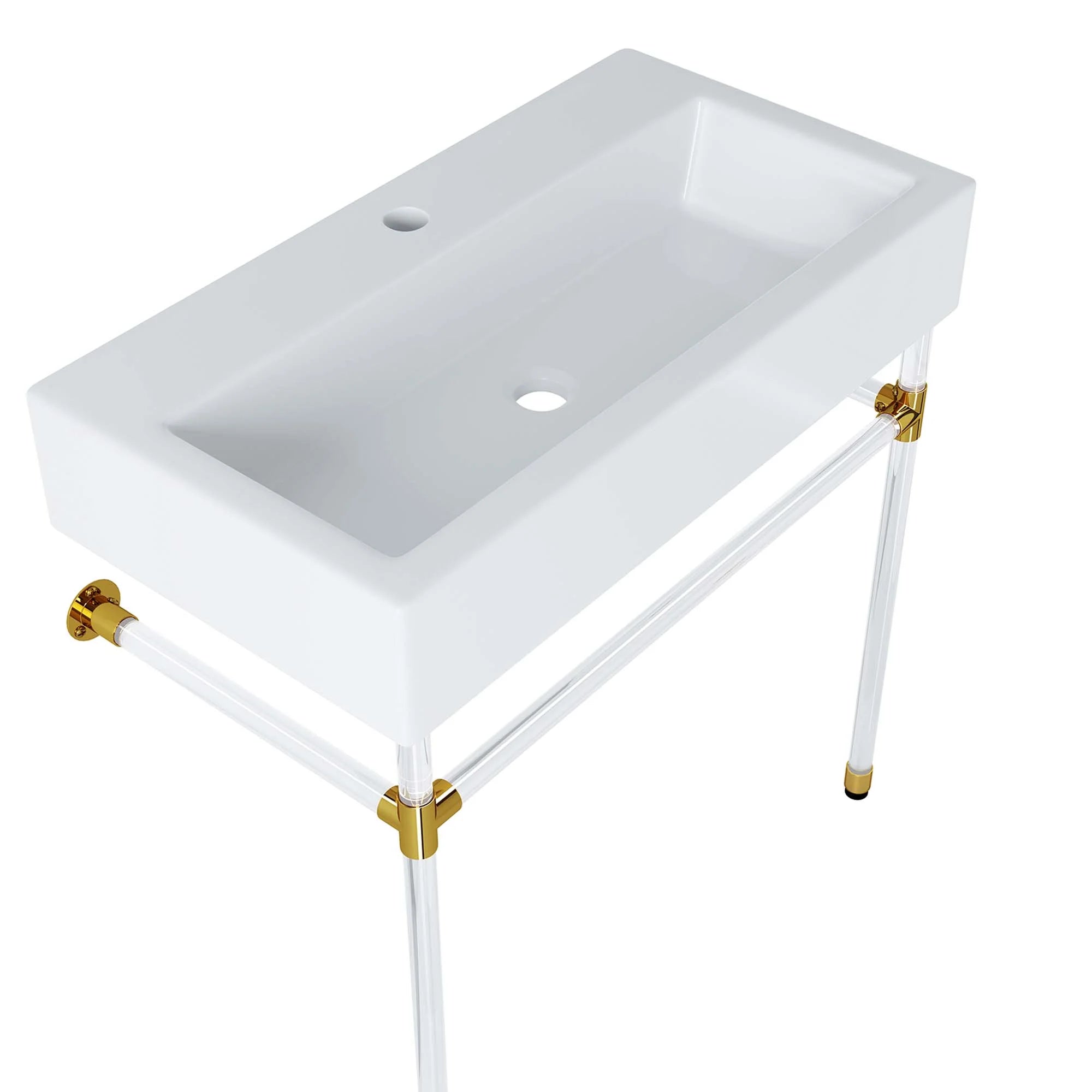 Redeem Wall-Mount Bathroom Vanity Basin Included