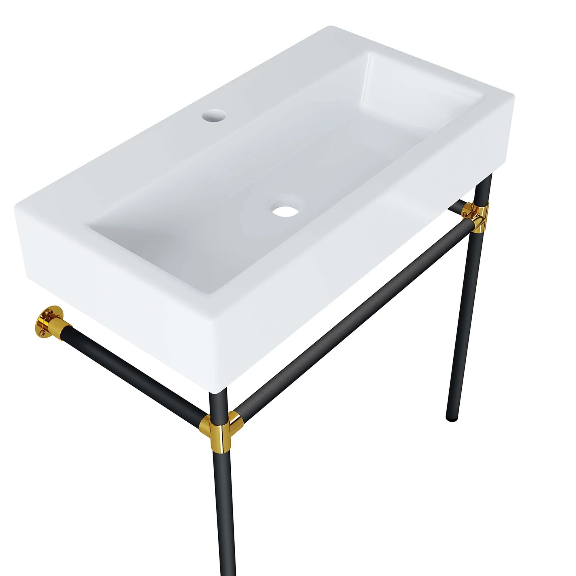 Redeem Acrylic Wall-Mount Bathroom Vanity Basin Included