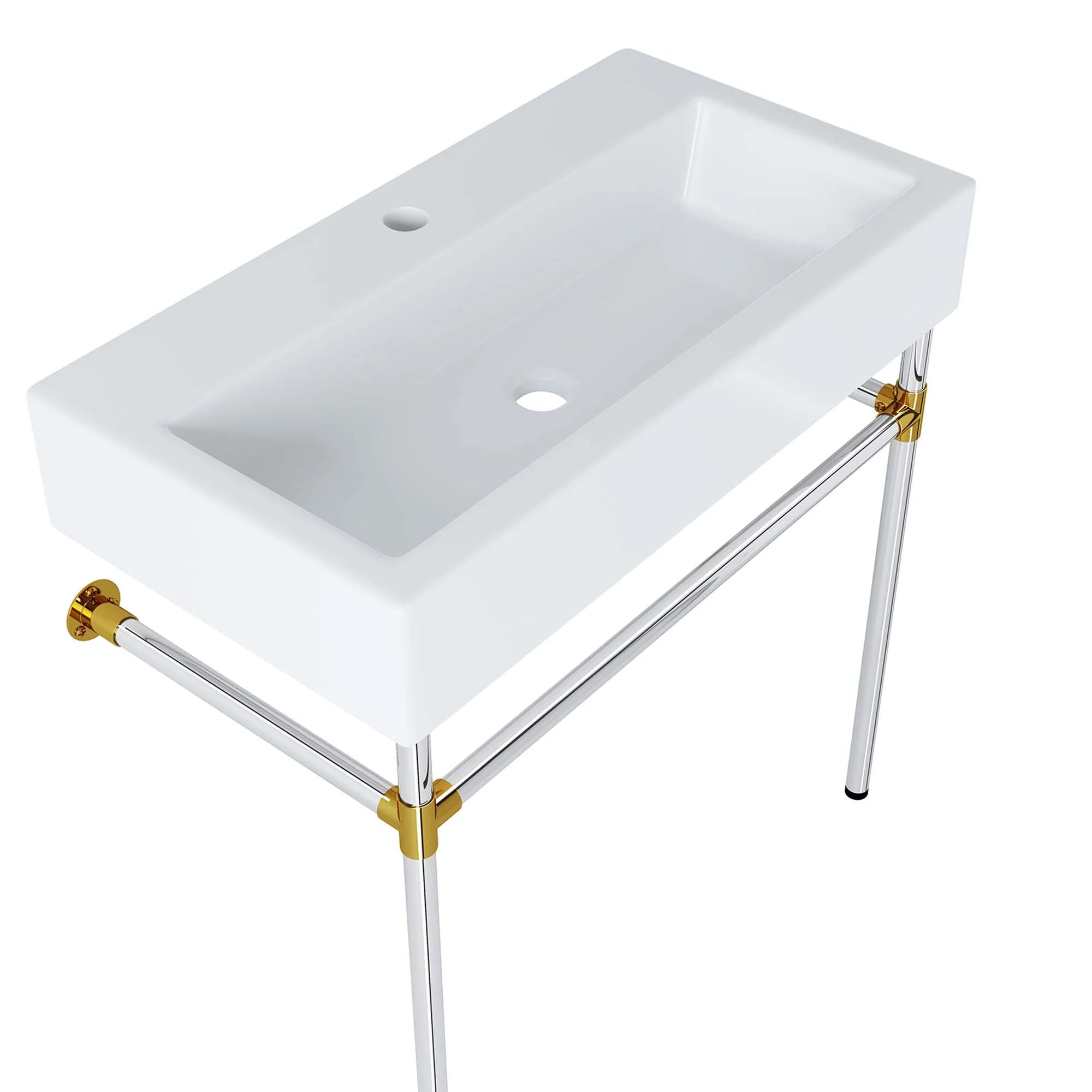 Redeem Acrylic Wall-Mount Bathroom Vanity Basin Included