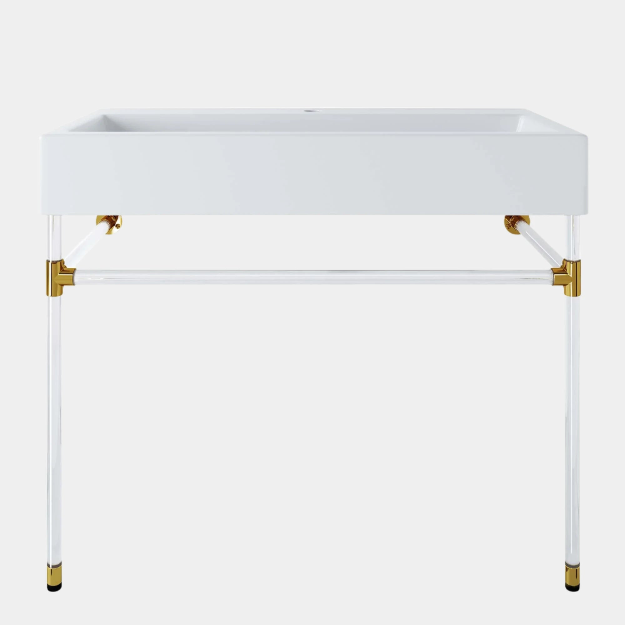 Redeem Acrylic Wall-Mount Bathroom Vanity Basin Included