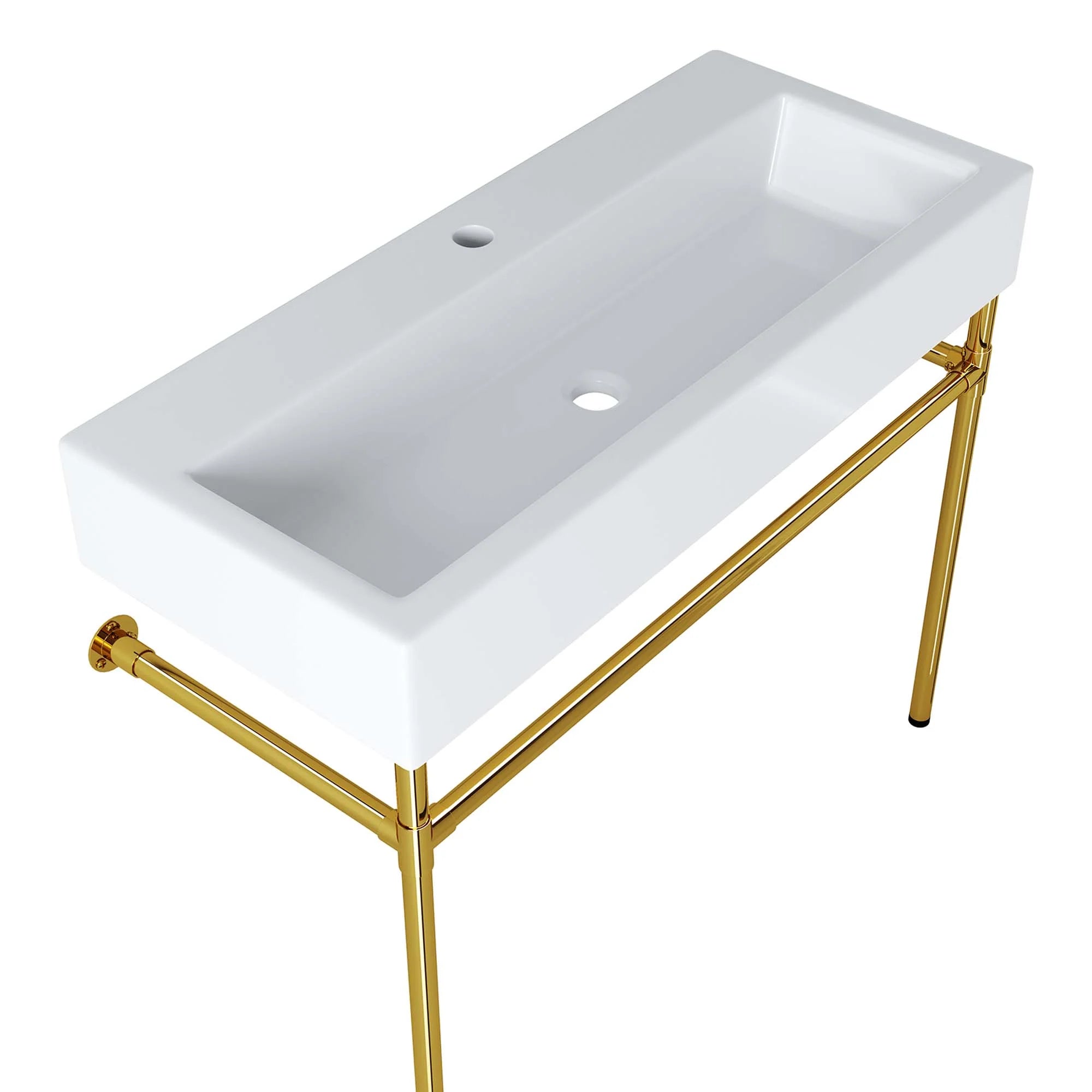 Redeem Acrylic Wall-Mount Bathroom Vanity Basin Included