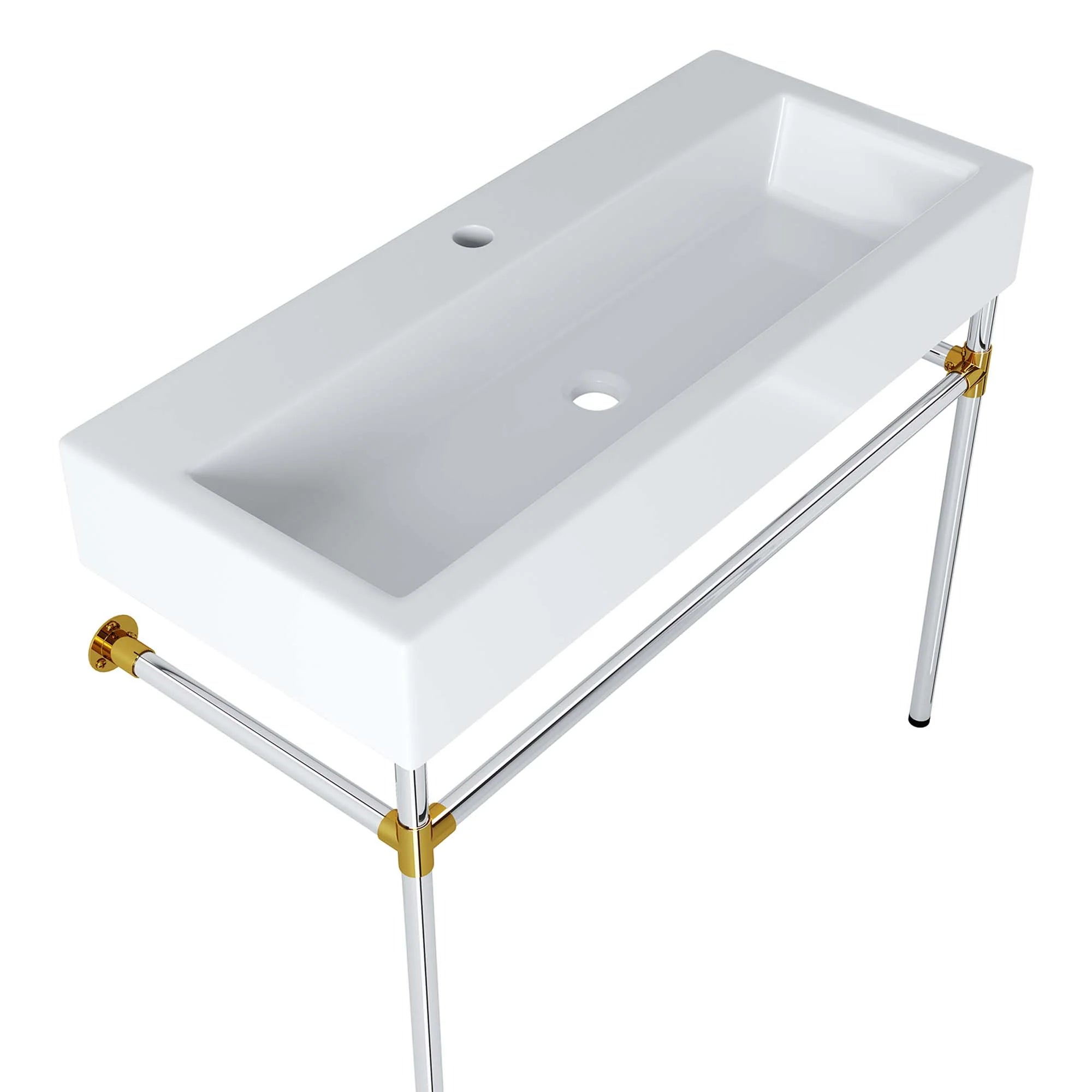 Redeem Acrylic Wall-Mount Bathroom Vanity Basin Included