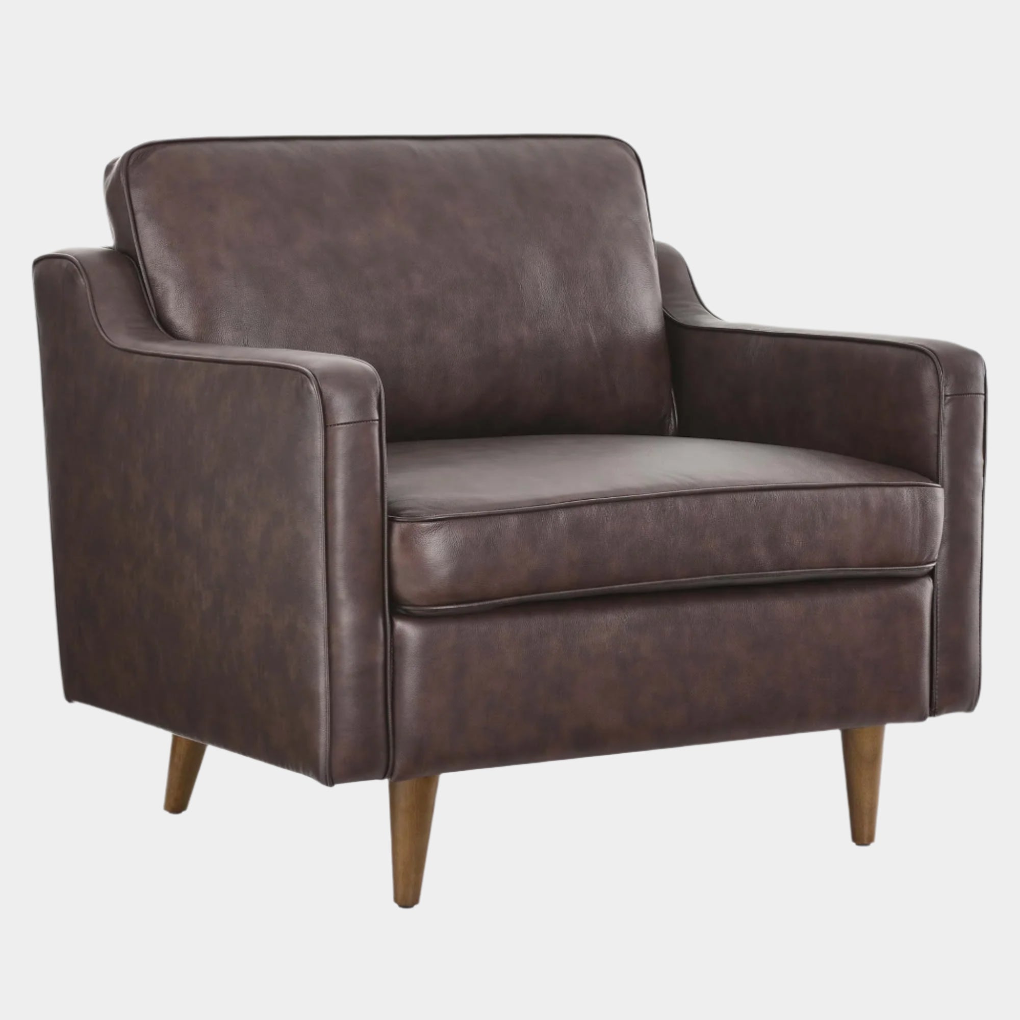 Fauteuil en cuir véritable Impart