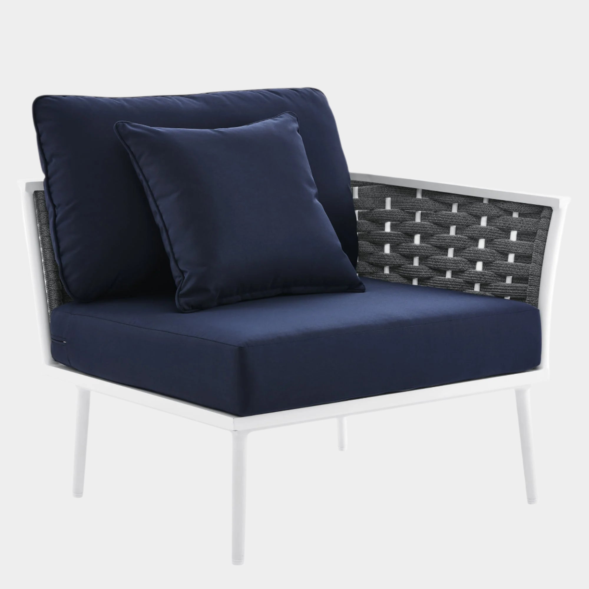 Stance Outdoor Patio Aluminum Right-Facing Armchair