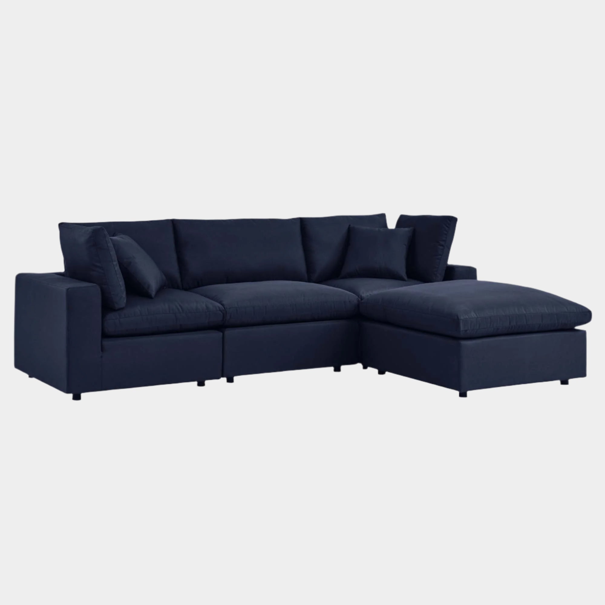 Commix 4-Piece Outdoor Patio Sectional Sofa