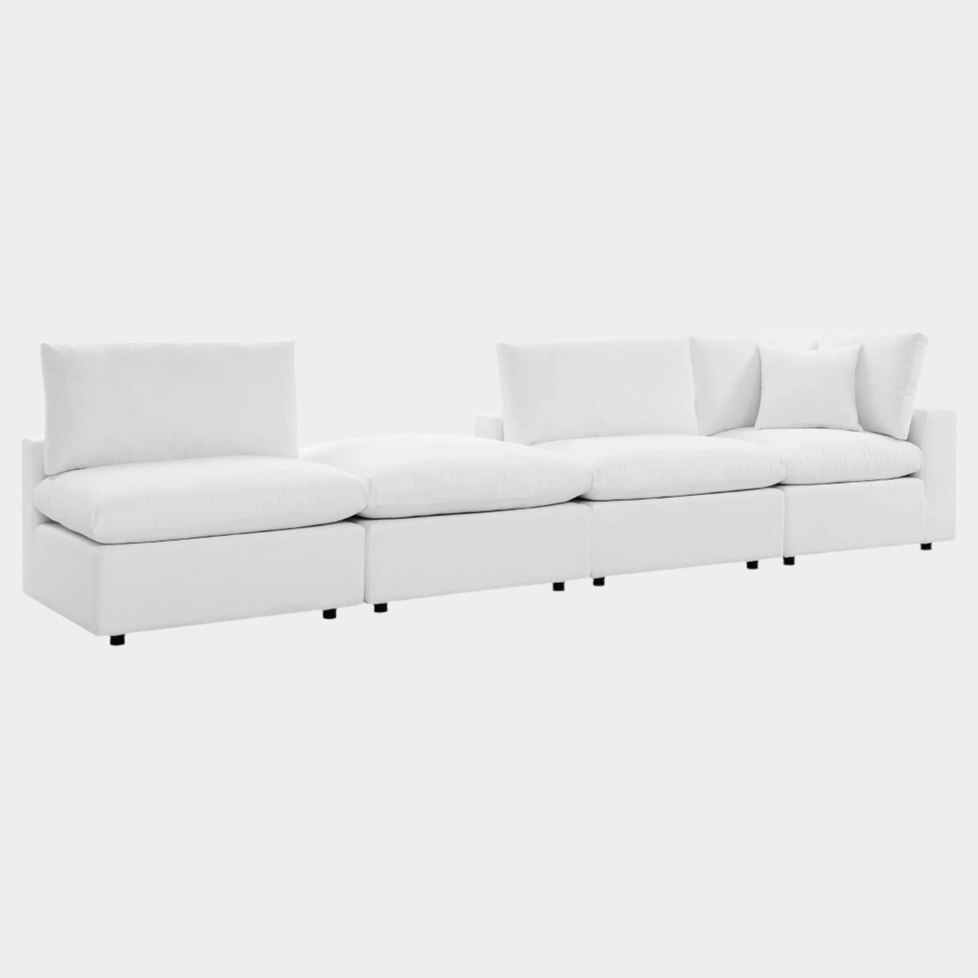 Commix 4-Piece Sunbrella® Outdoor Patio Sectional Sofa