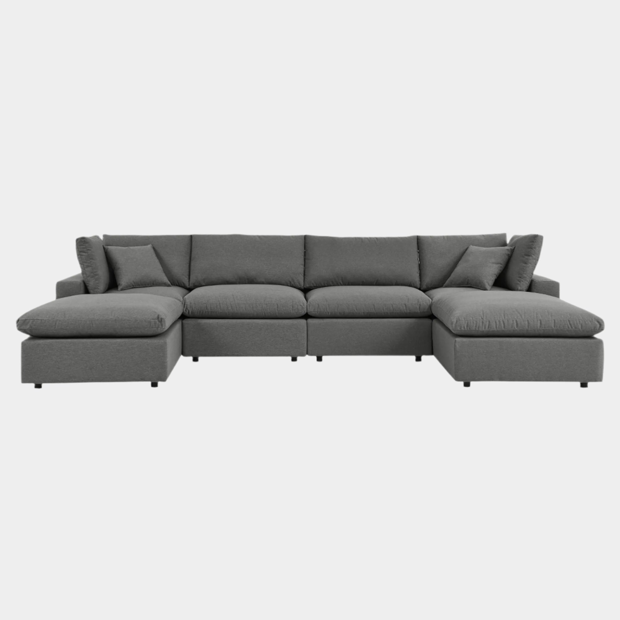 Commix 6-Piece Outdoor Patio Sectional Sofa