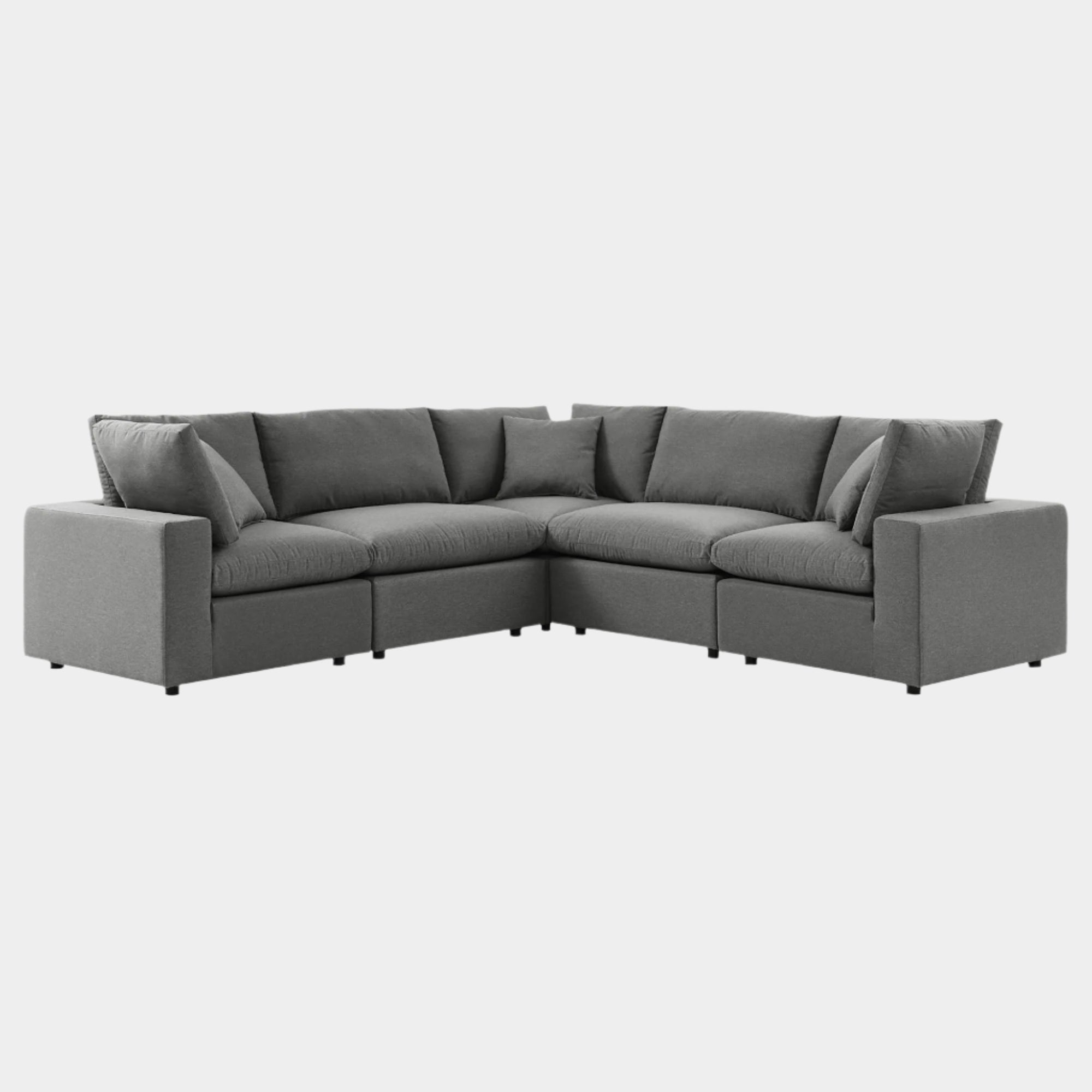 Commix 5-Piece Outdoor Patio Sectional Sofa