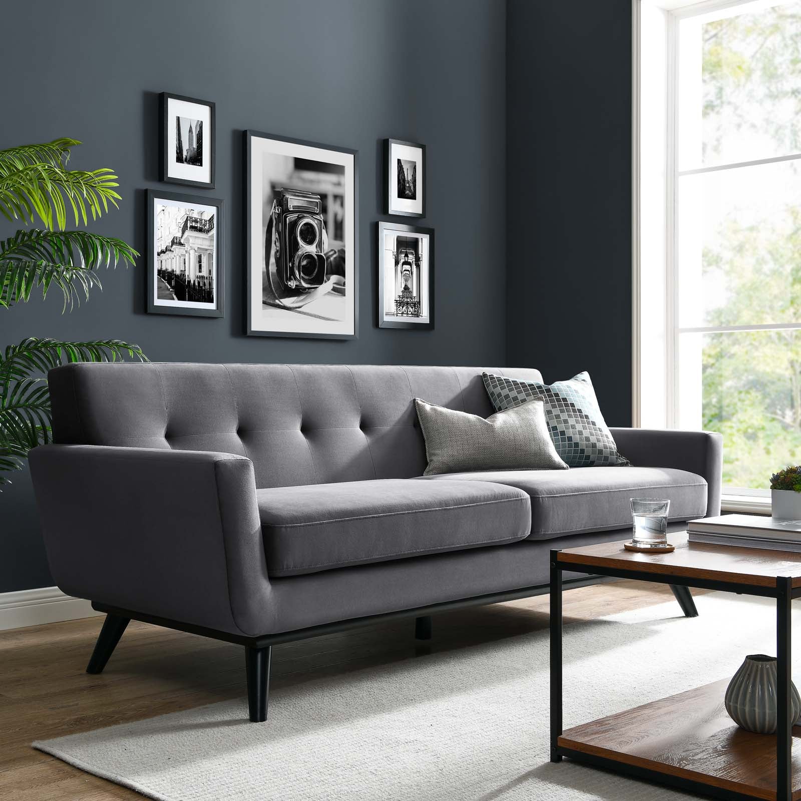 Gage Velvet Sofa