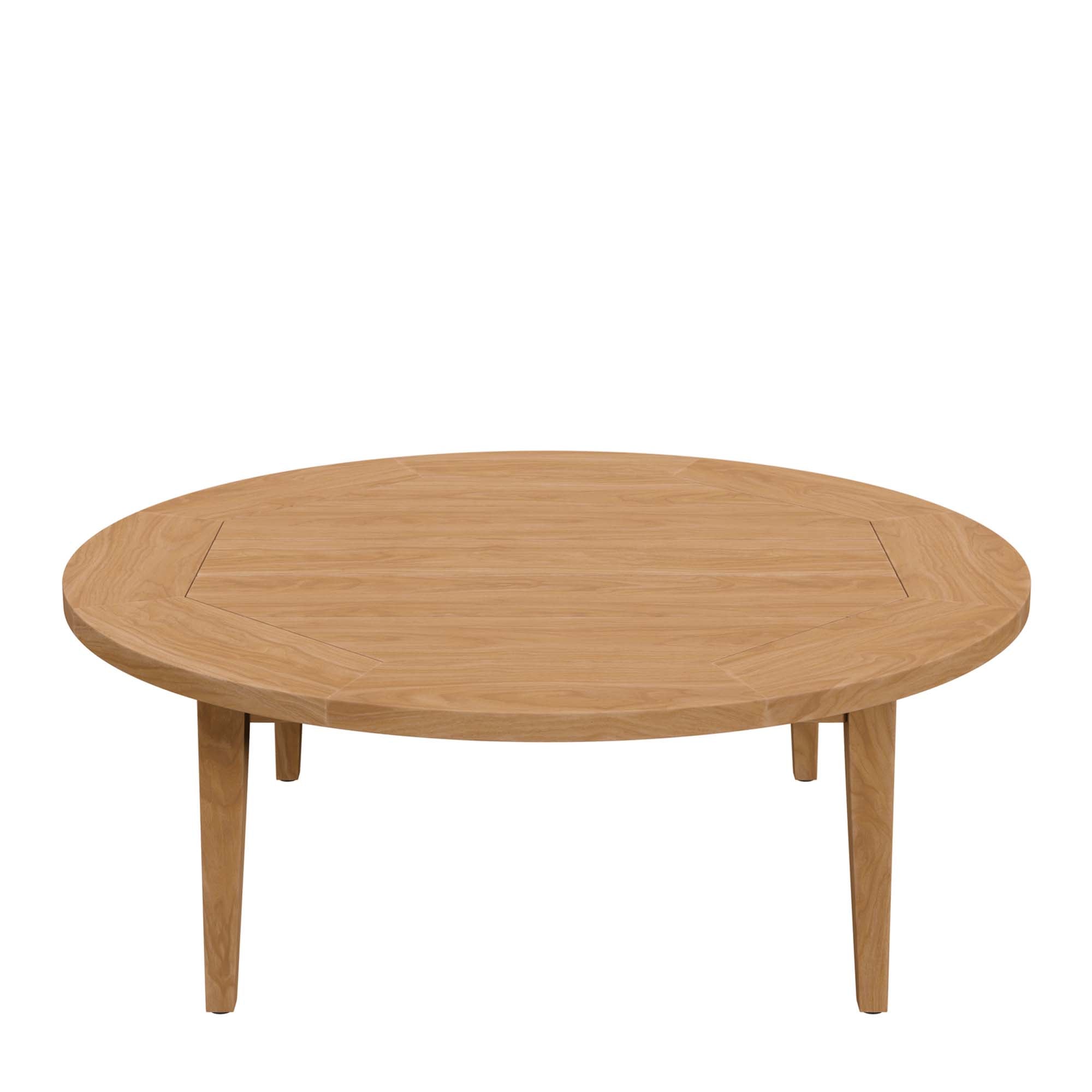 Table basse d'extérieur en bois de teck Brisbane en couleur naturelle 