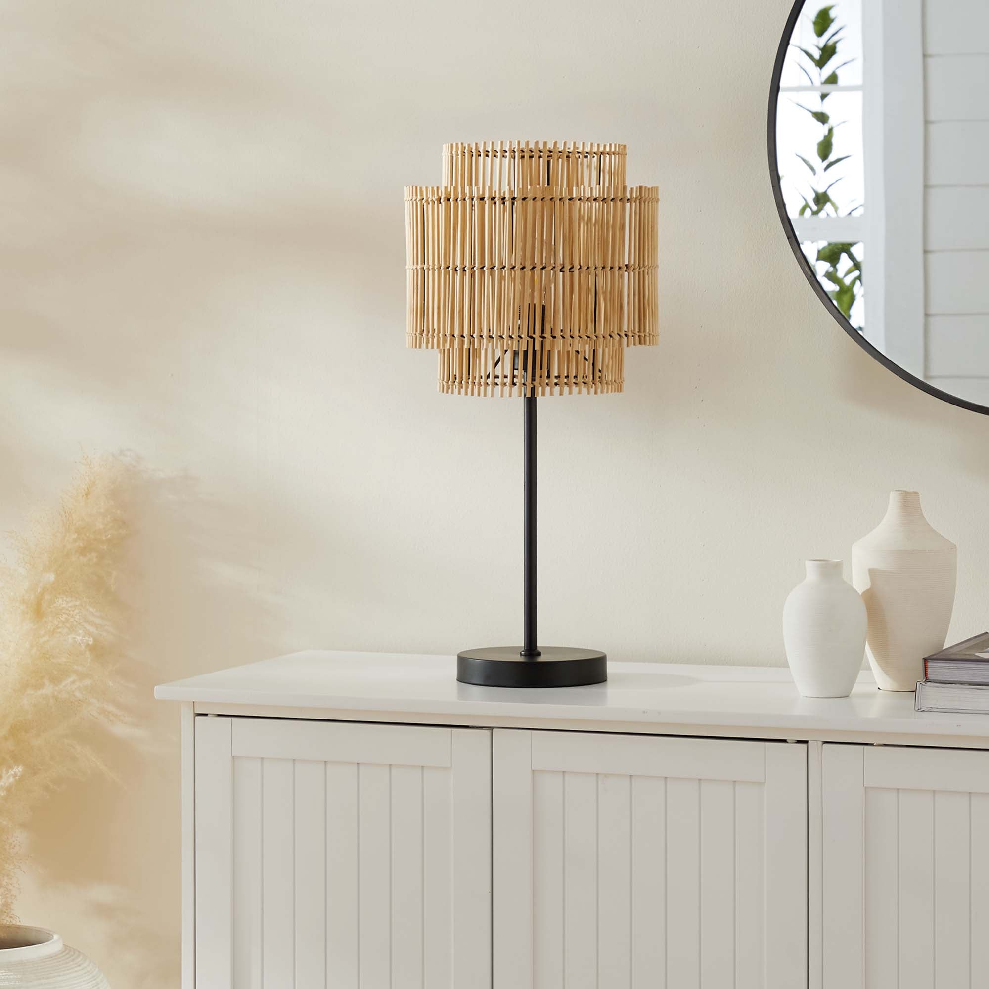 Lampe de table en bambou Nourish