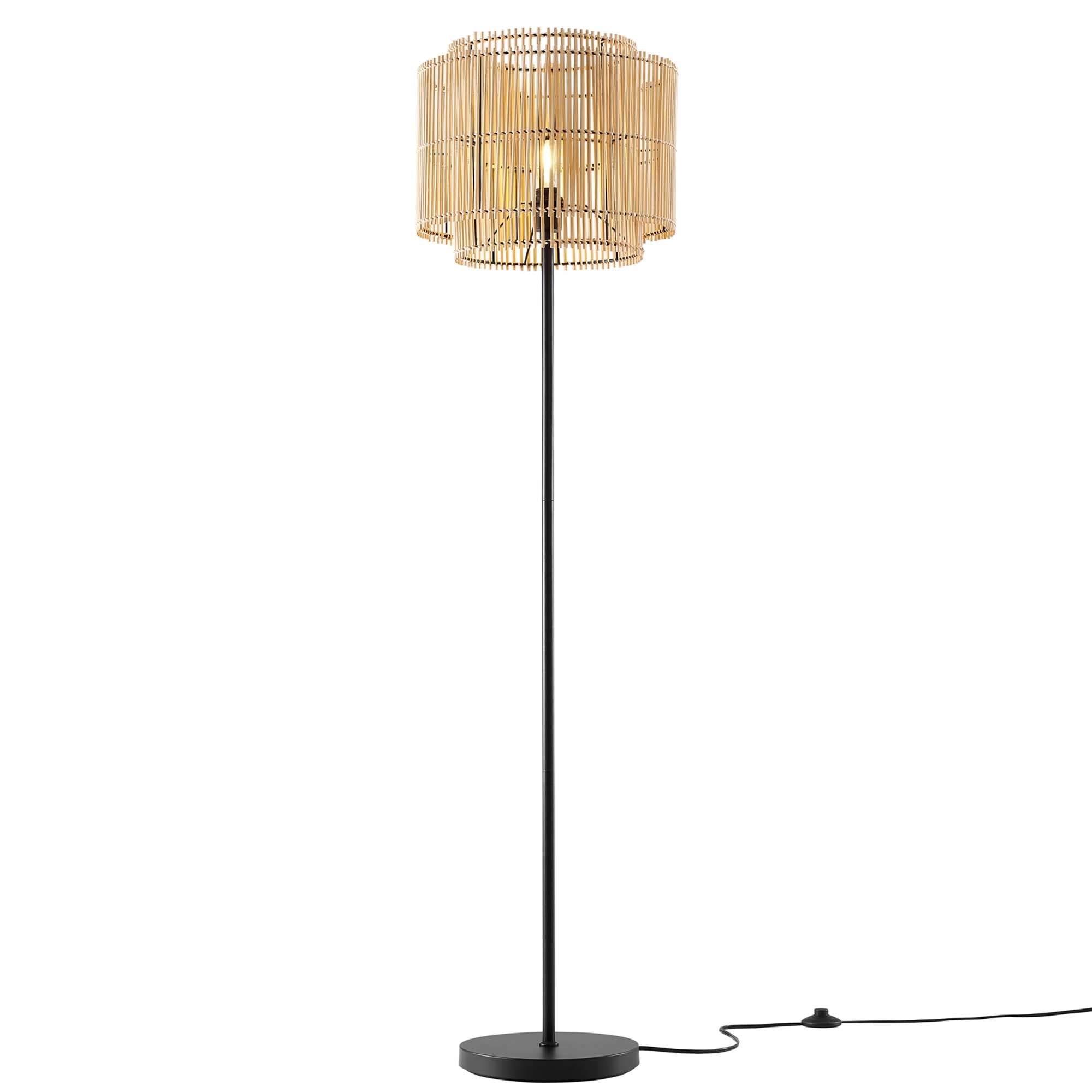 Nourish Bamboo Floor Lamp in Natural