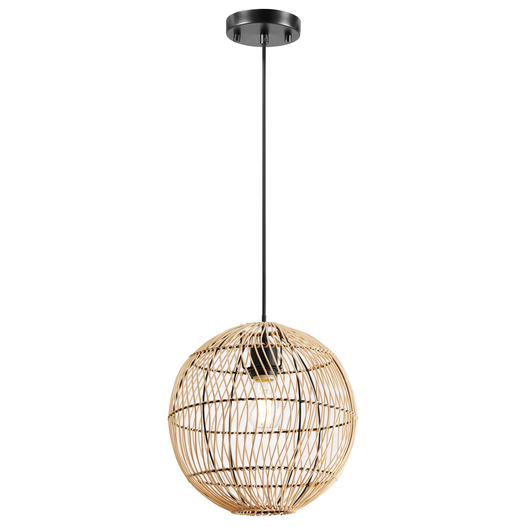 Nurture Rattan Pendant Light in Natural