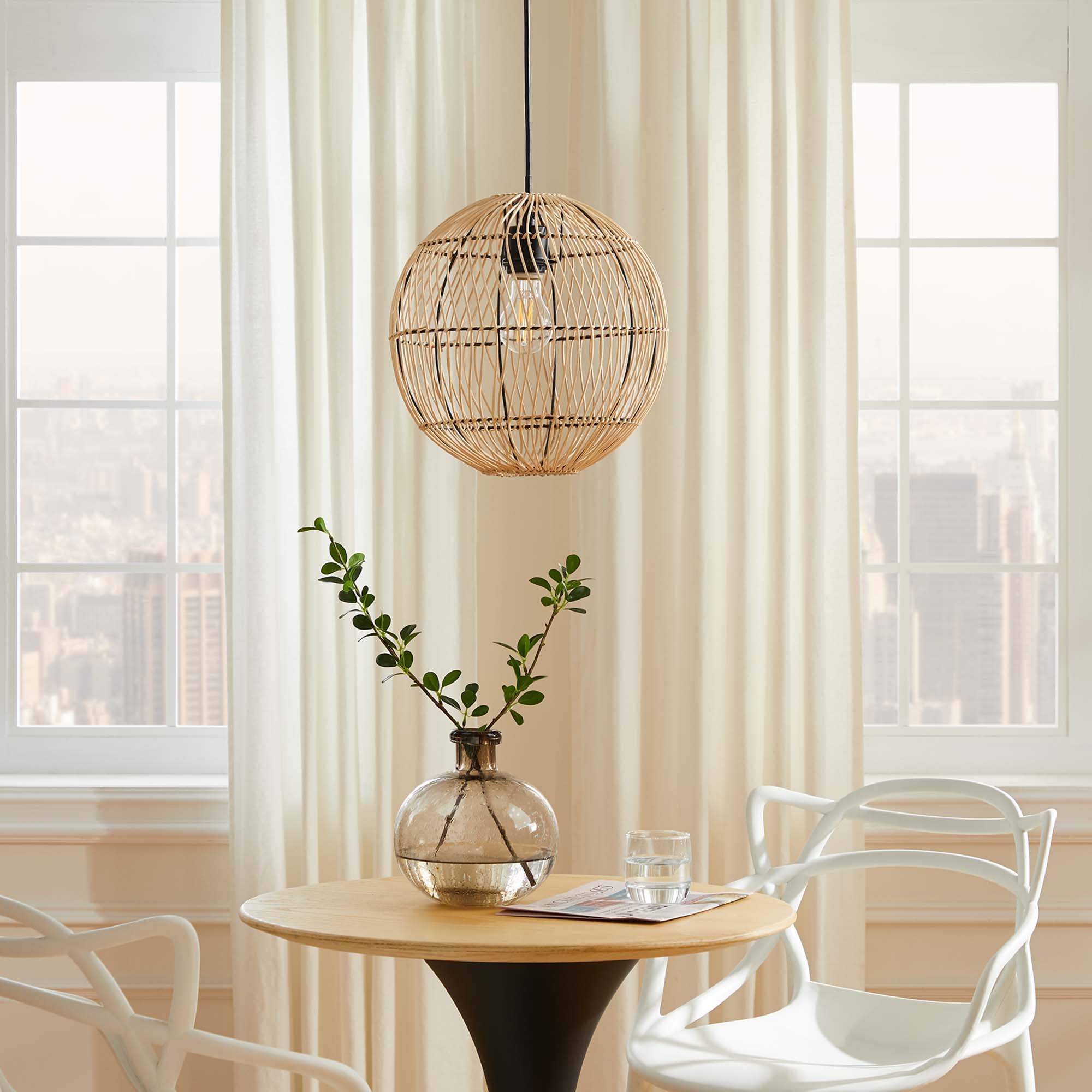 Nurture Rattan Pendant Light in Natural