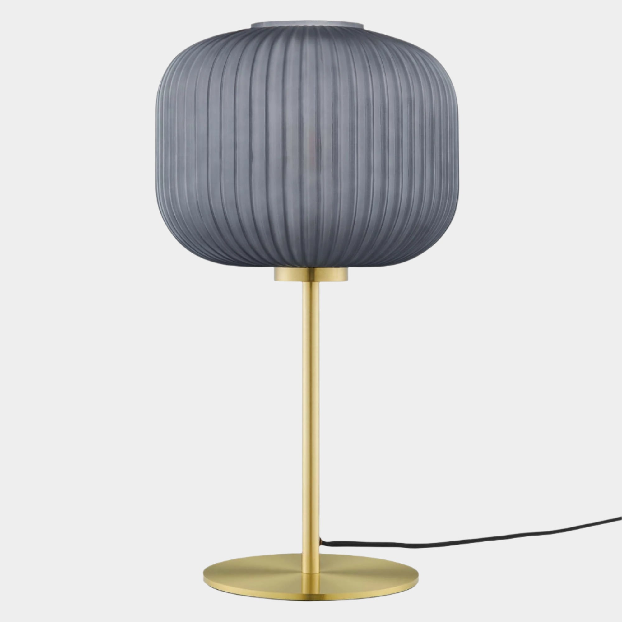 Reprise Glass Sphere Glass and Metal Table Lamp