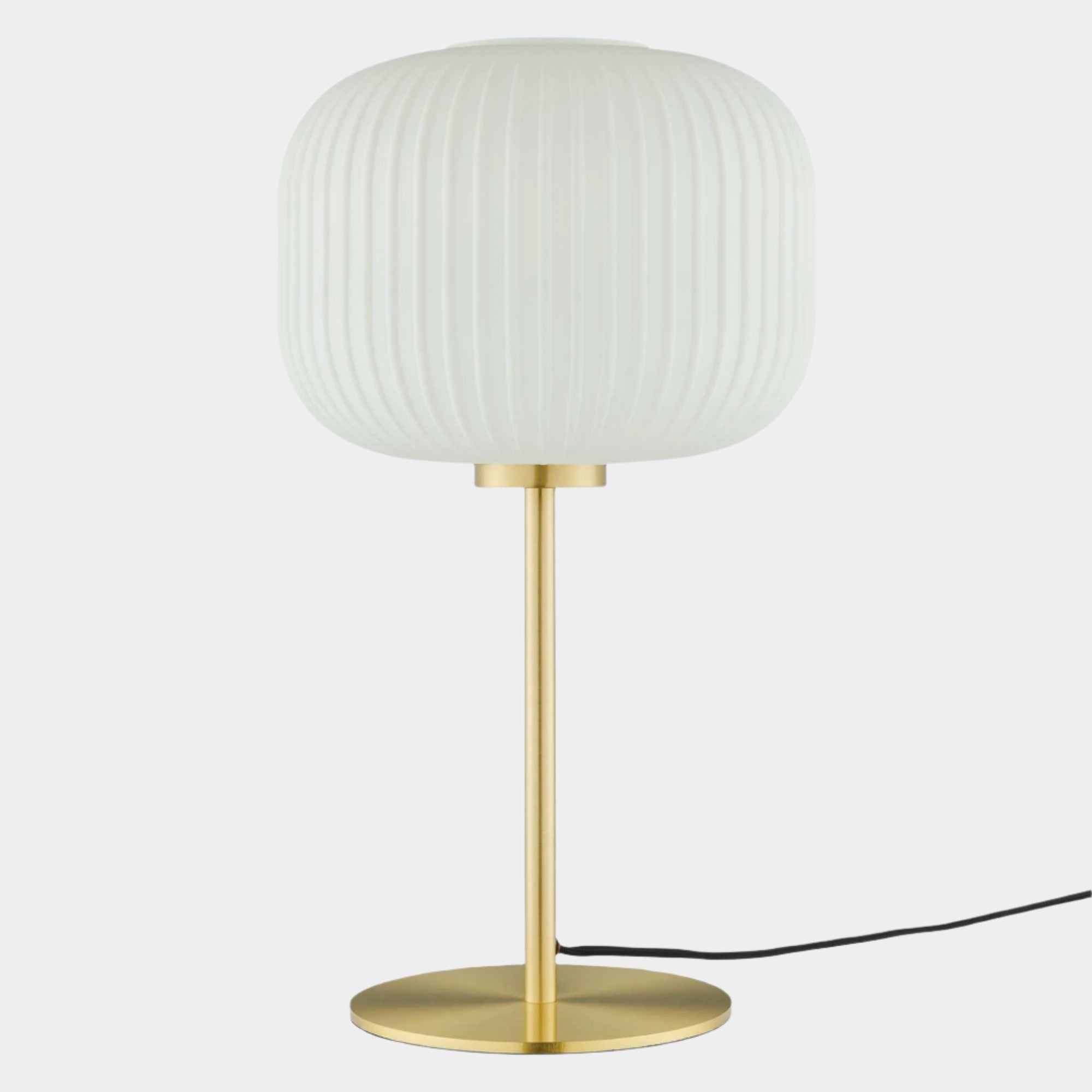 Reprise Glass Sphere Glass and Metal Table Lamp