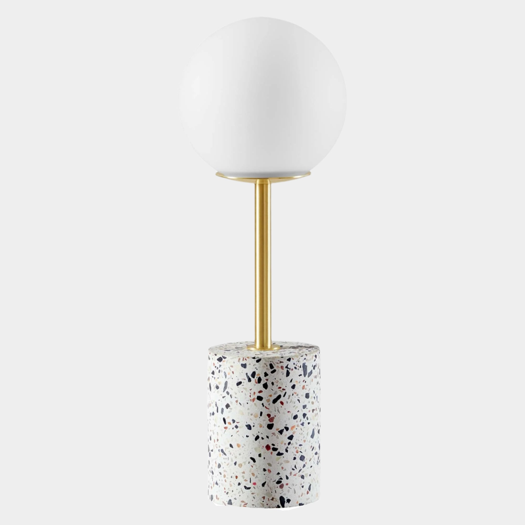 Logic Terrazzo Table Lamp in White