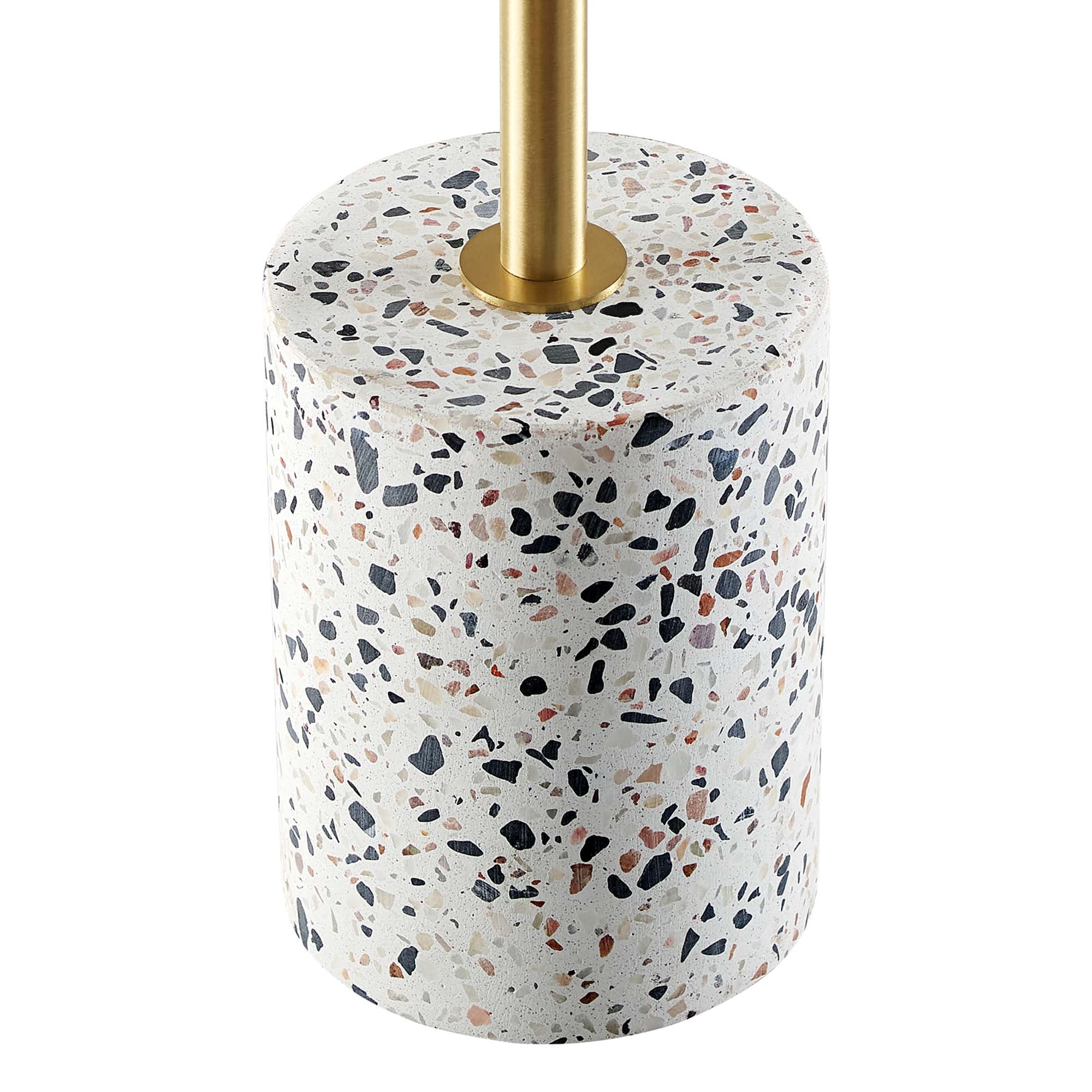 Lampe de table Logic Terrazzo en blanc