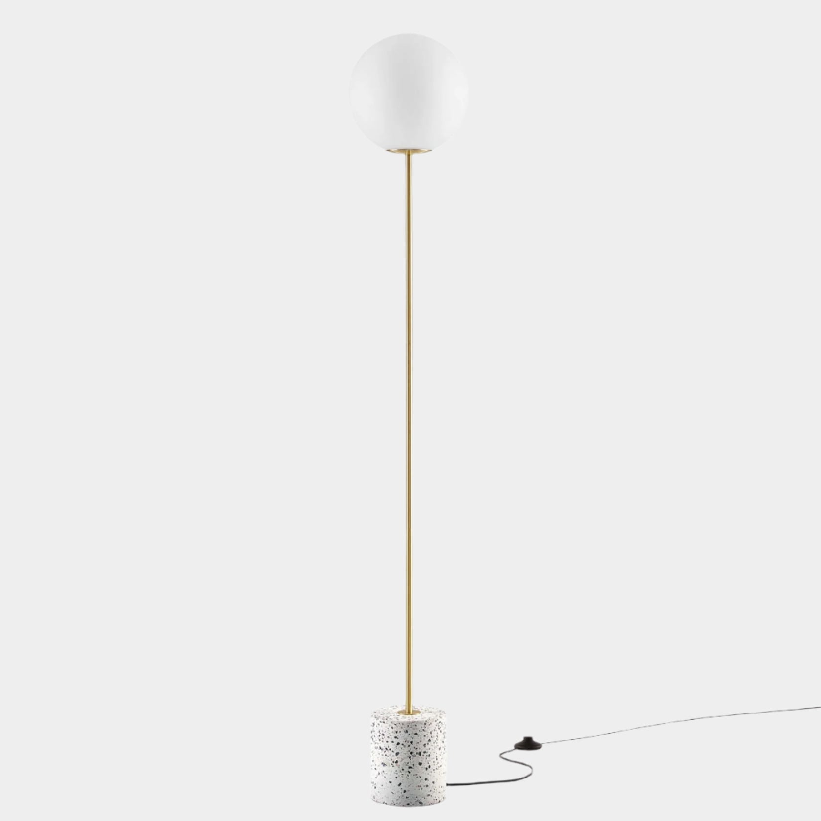 Logic Terrazzo Floor Lamp in White