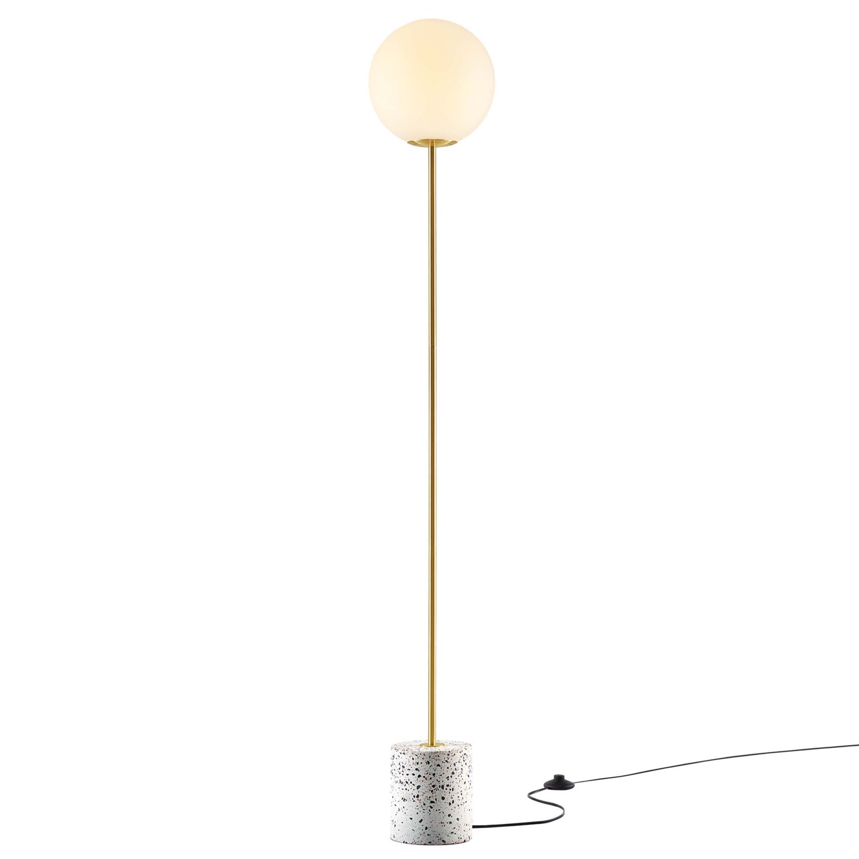 Logic Terrazzo Floor Lamp in White