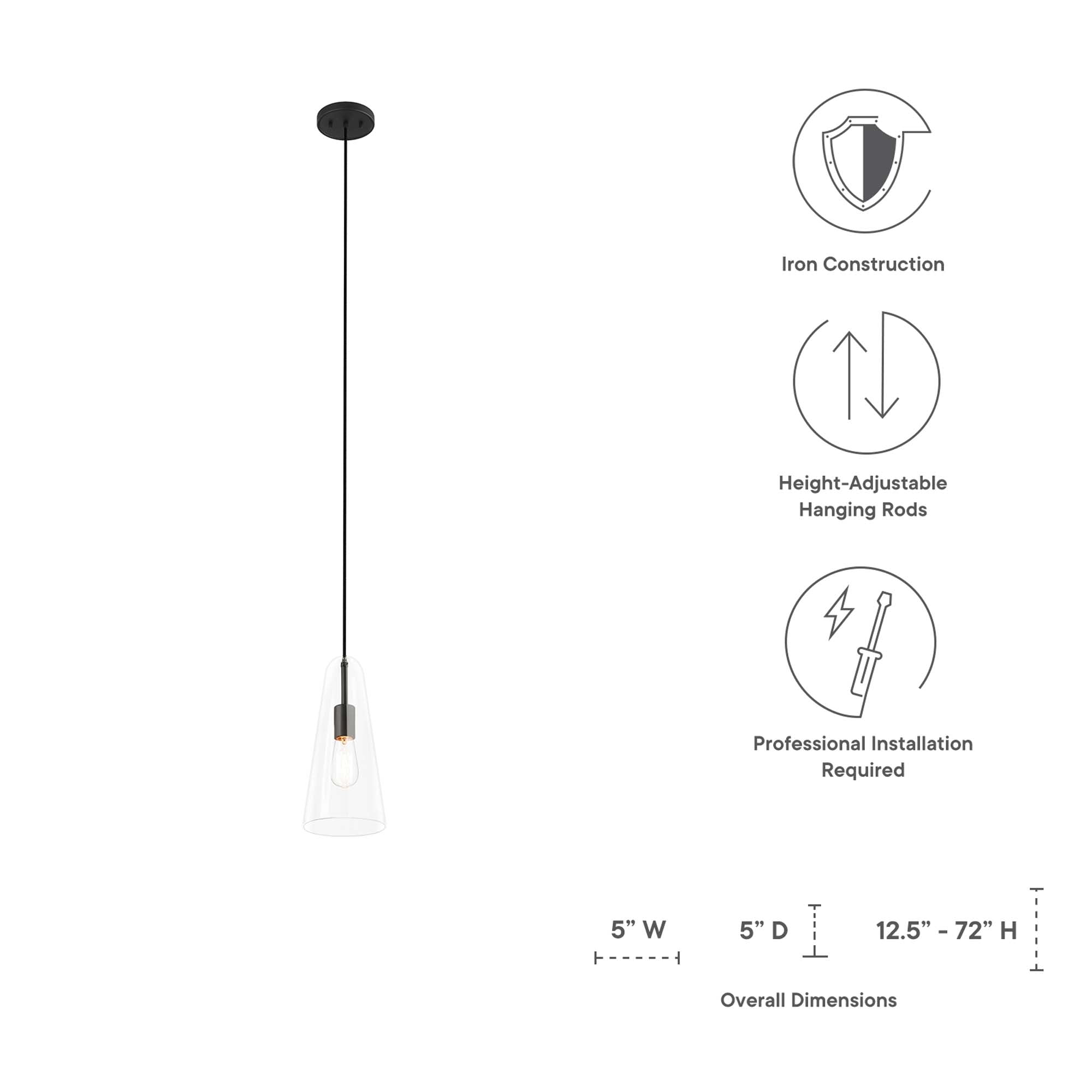 Suspension Beacon à 1 lampe