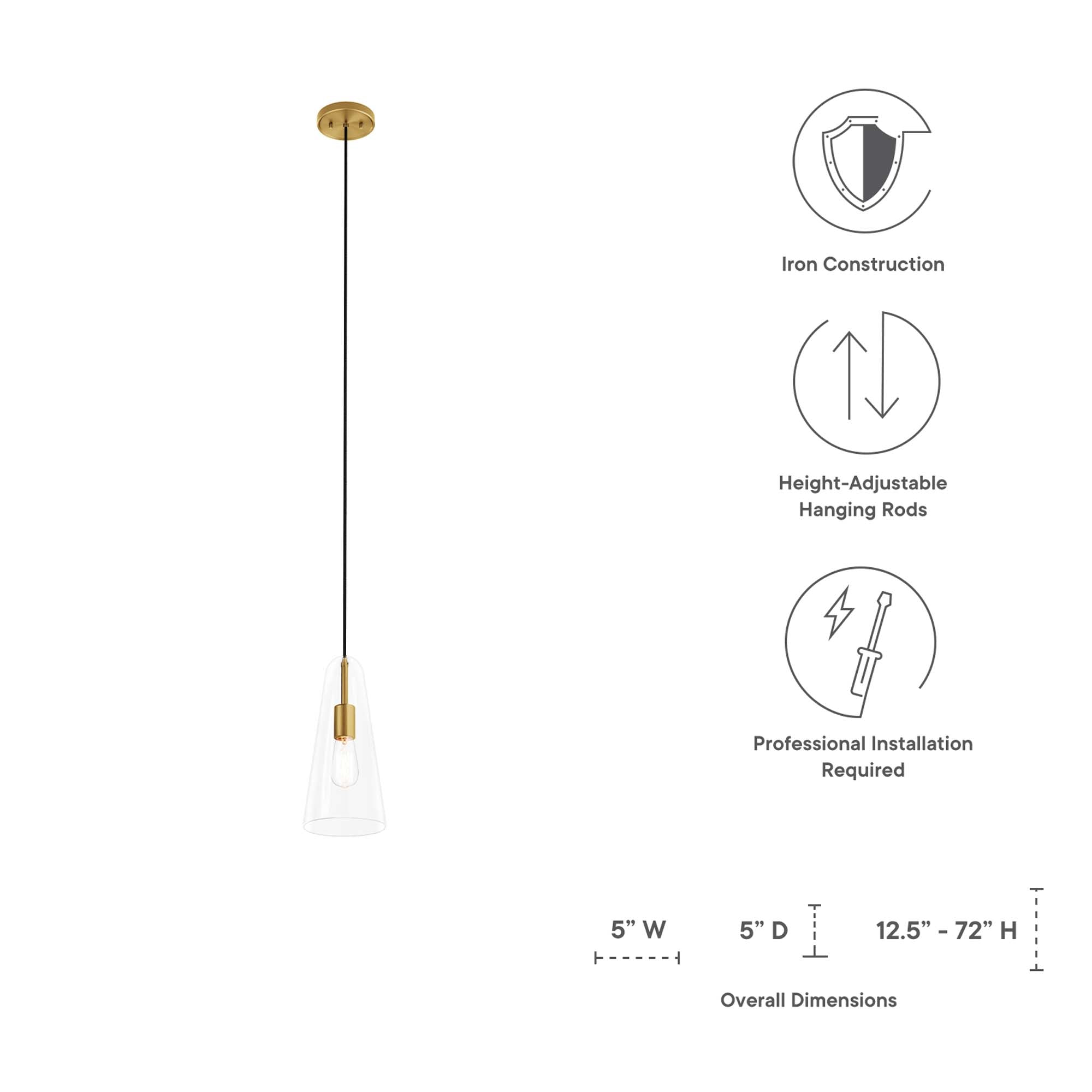 Suspension Beacon à 1 lampe