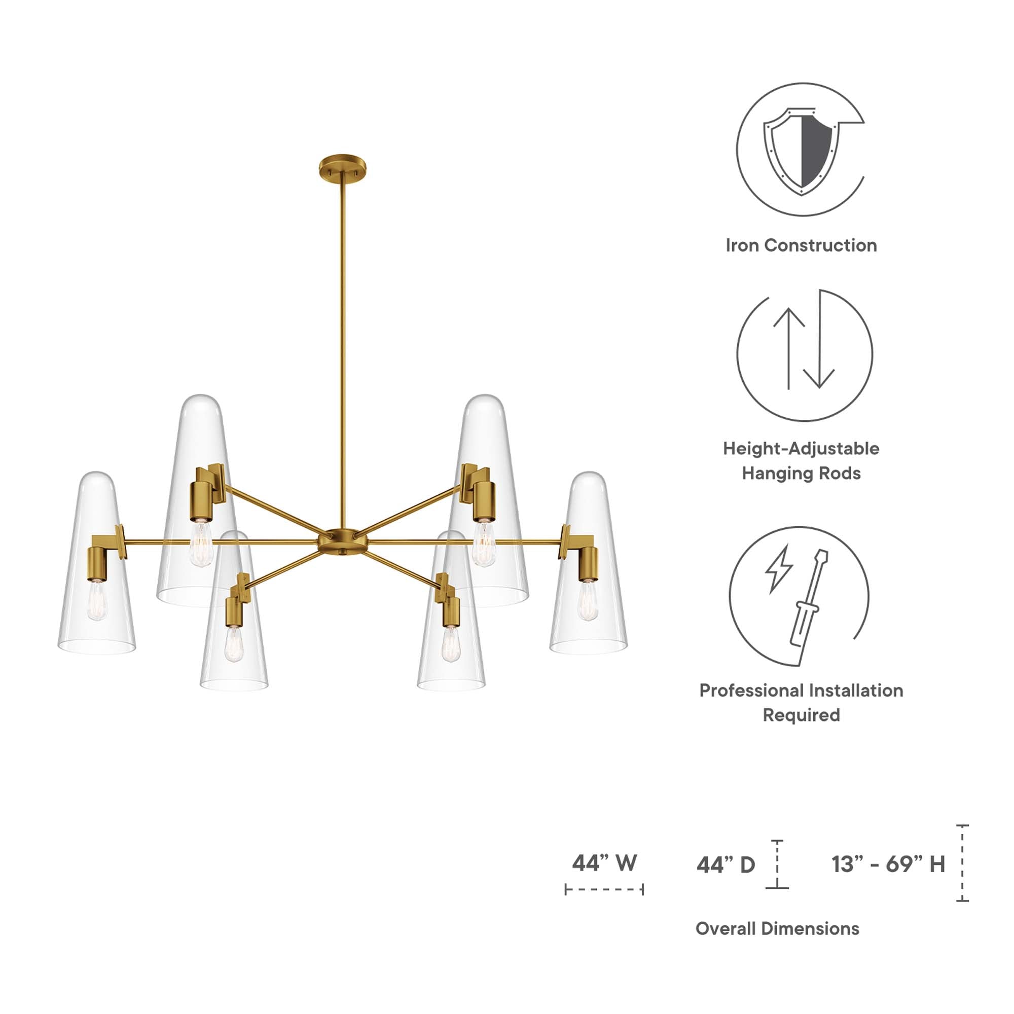 Beacon 6-Light Chandelier