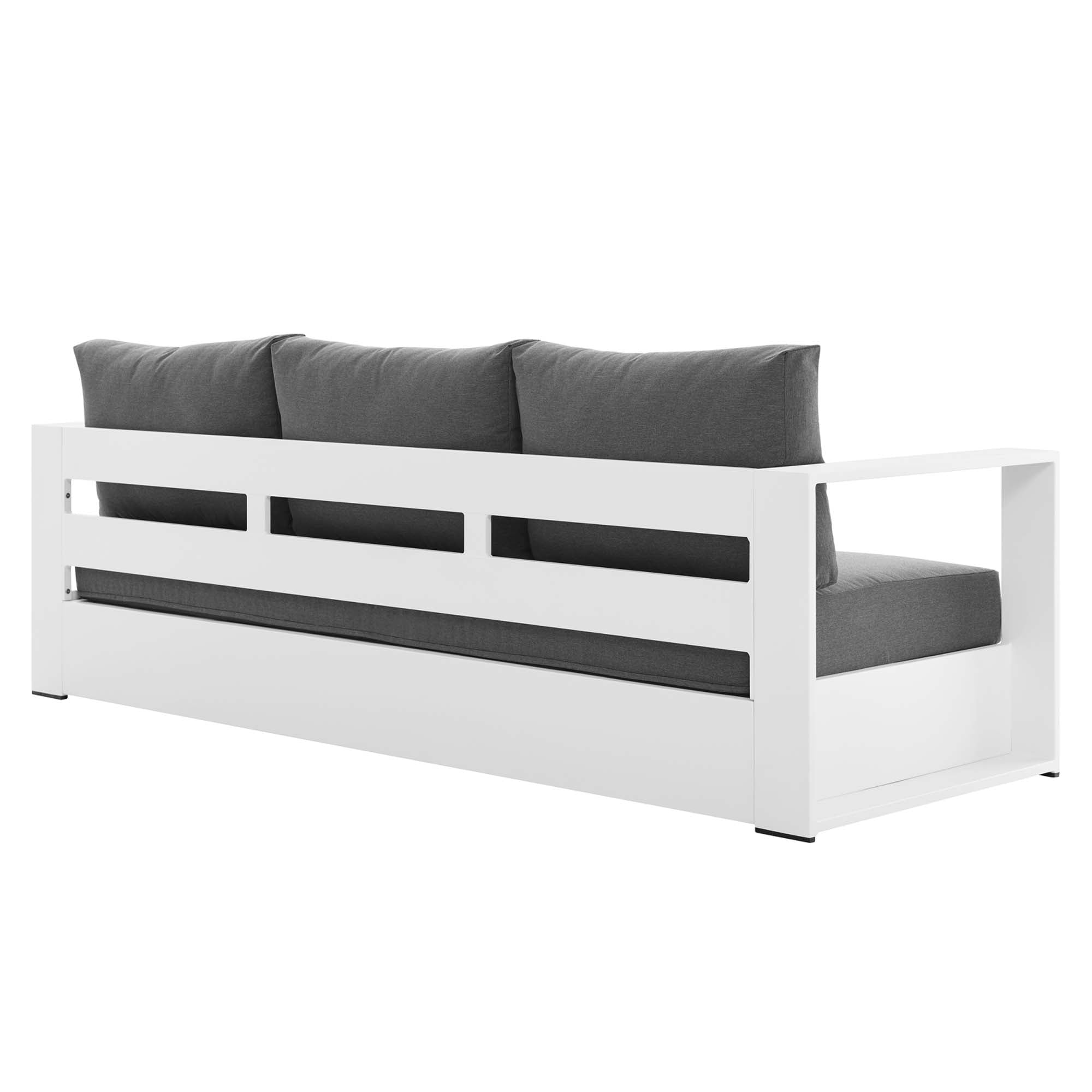 Tahoe Outdoor Patio Powder-Coated Aluminum Sofa