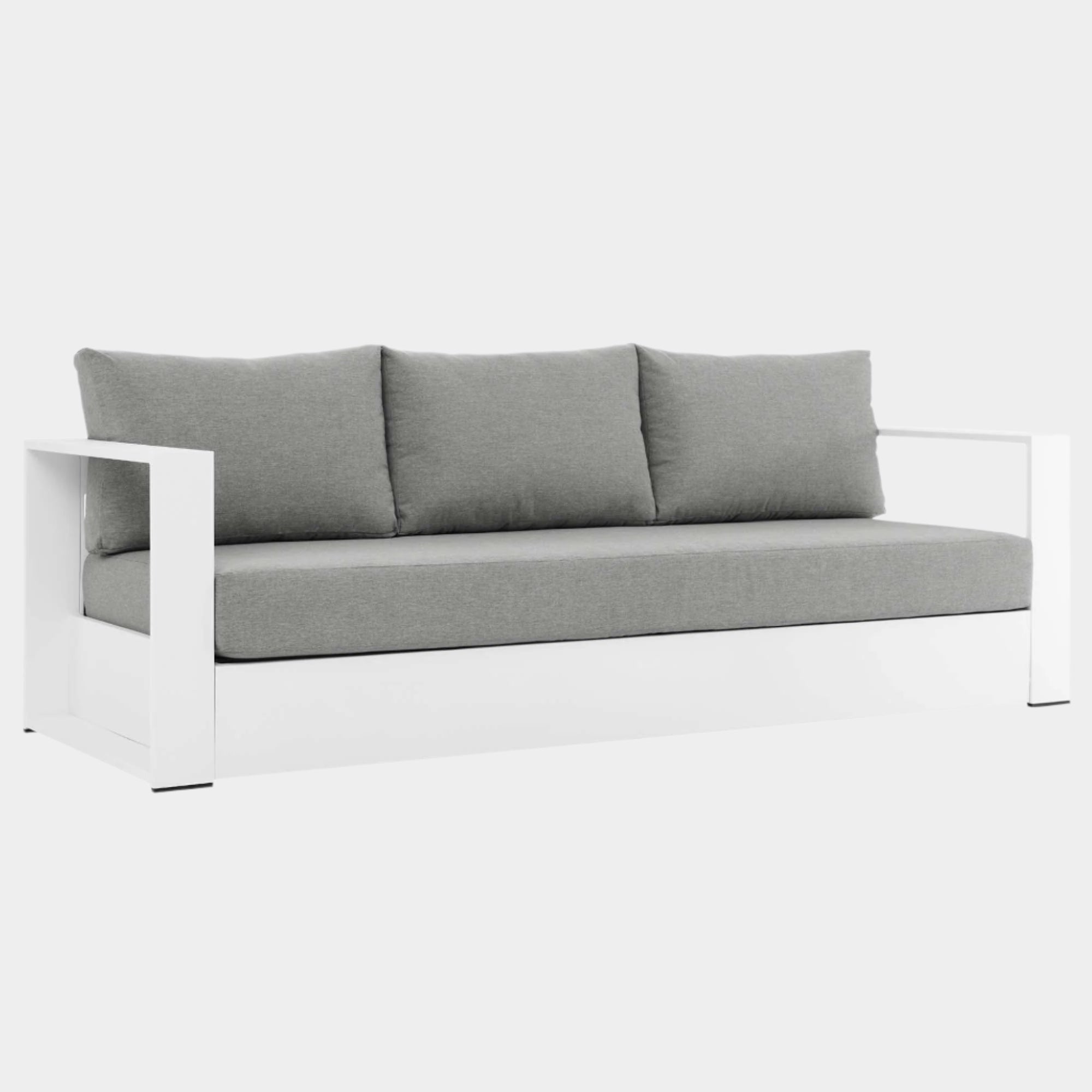 Tahoe Outdoor Patio Powder-Coated Aluminum Sofa