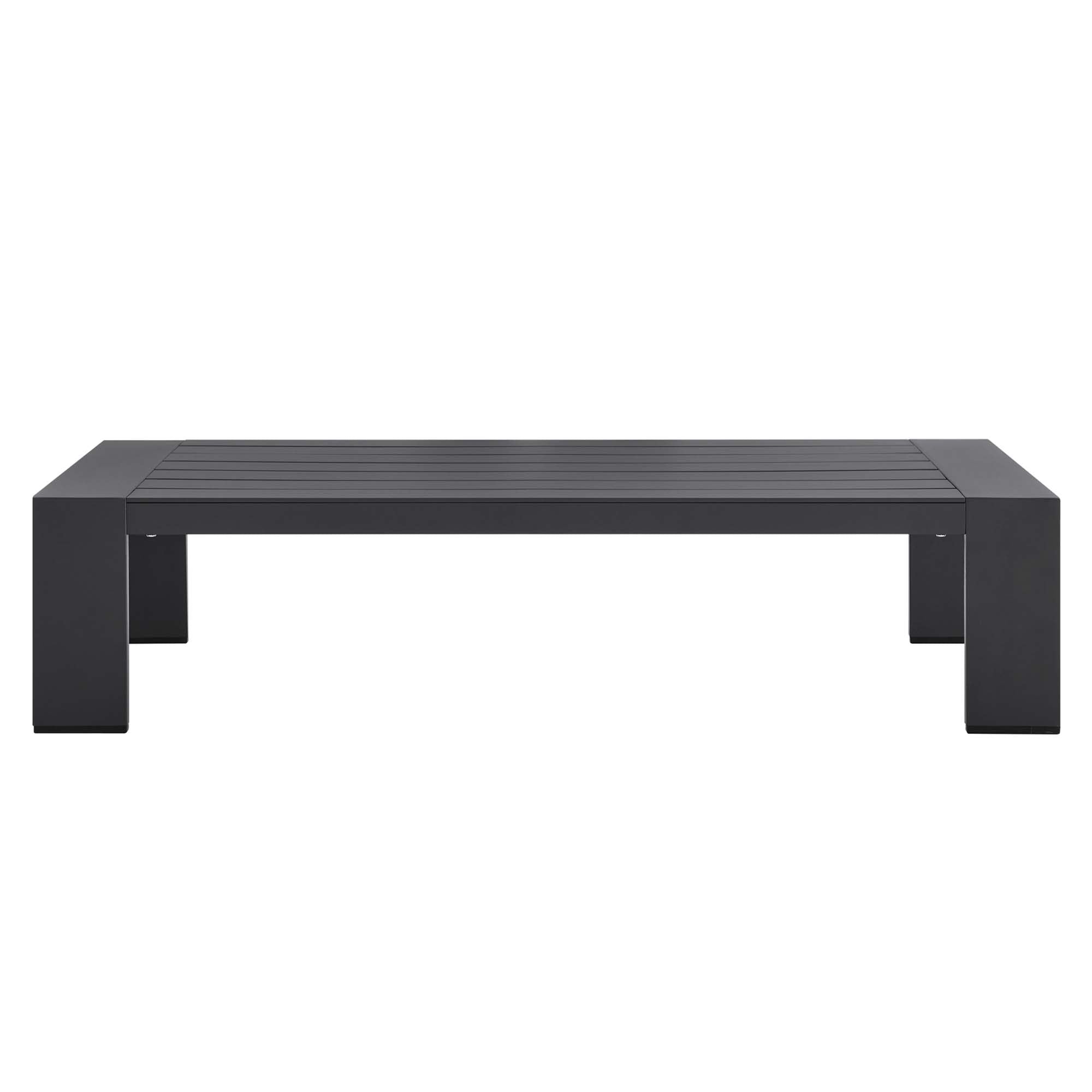 Table basse d'extérieur Tahoe en aluminium avec revêtement en poudre 