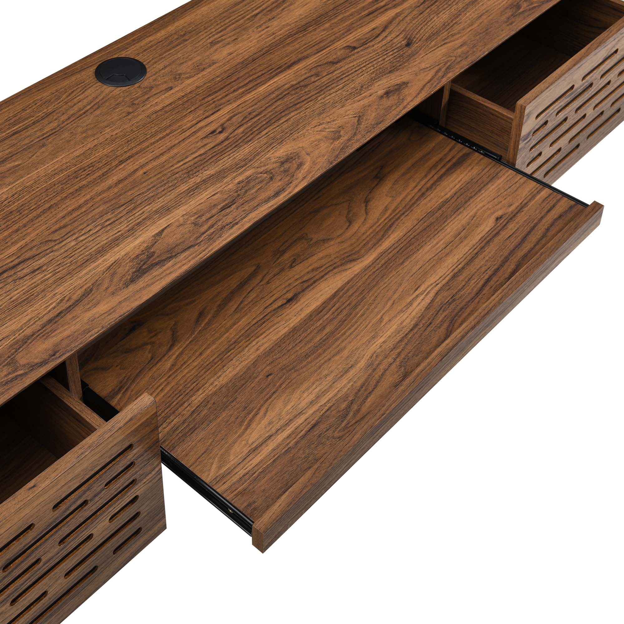 Merit Wall Mount Wood Office Desk