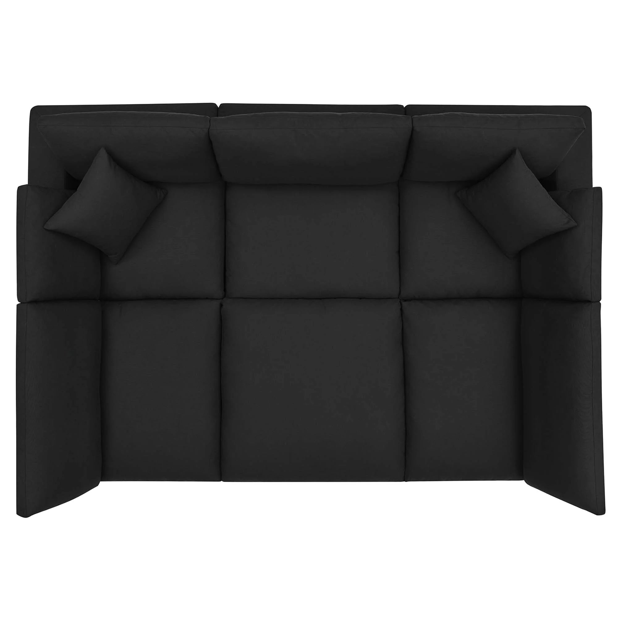 Chaise sans accoudoirs rembourrée en duvet Commix