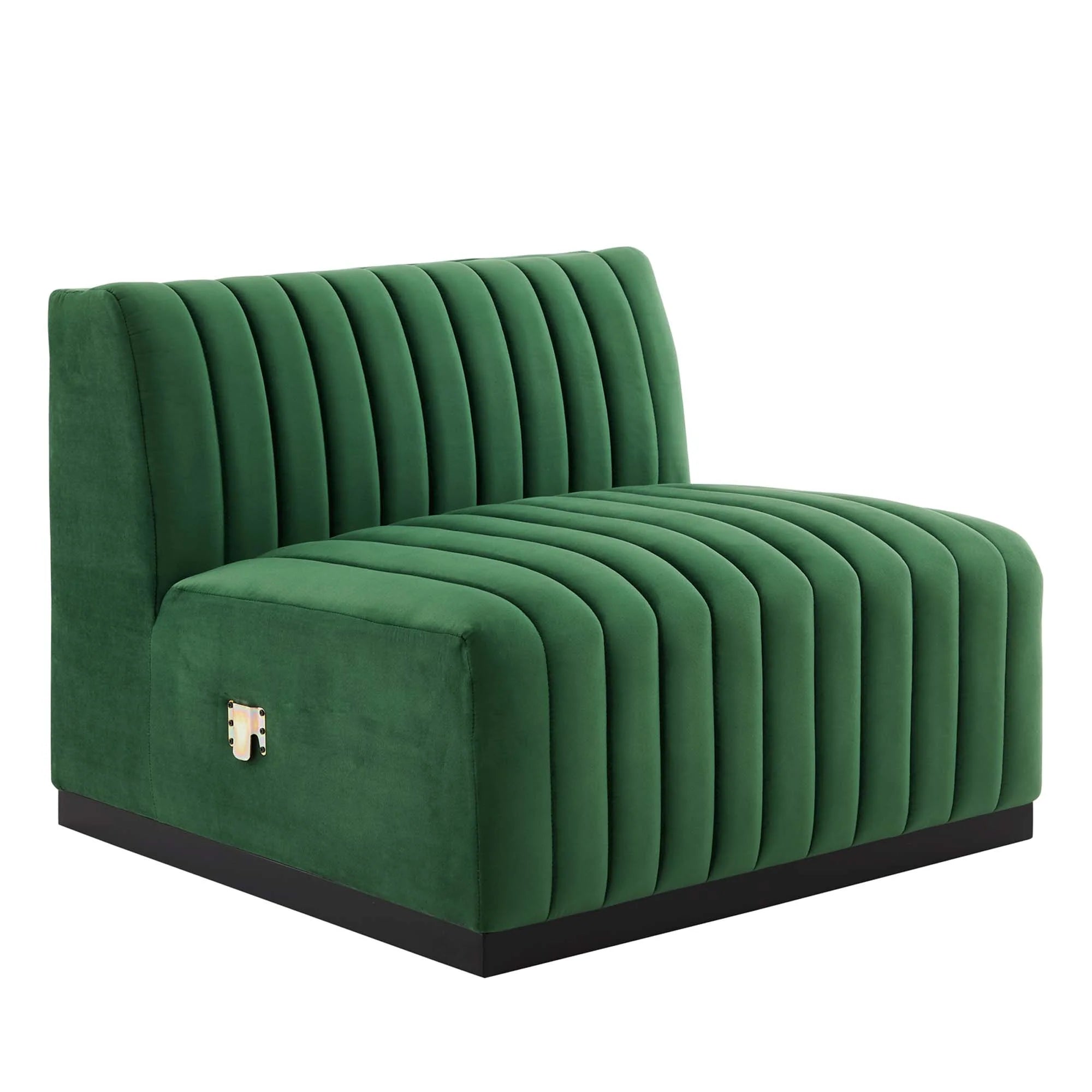 Conjure Channel Tufted Performance Velvet Sofa