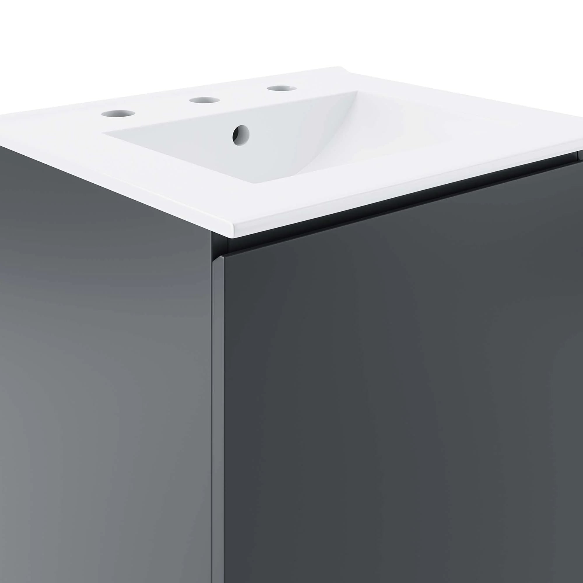 Bryn Wall-Mount Bathroom Vanity Basin Included