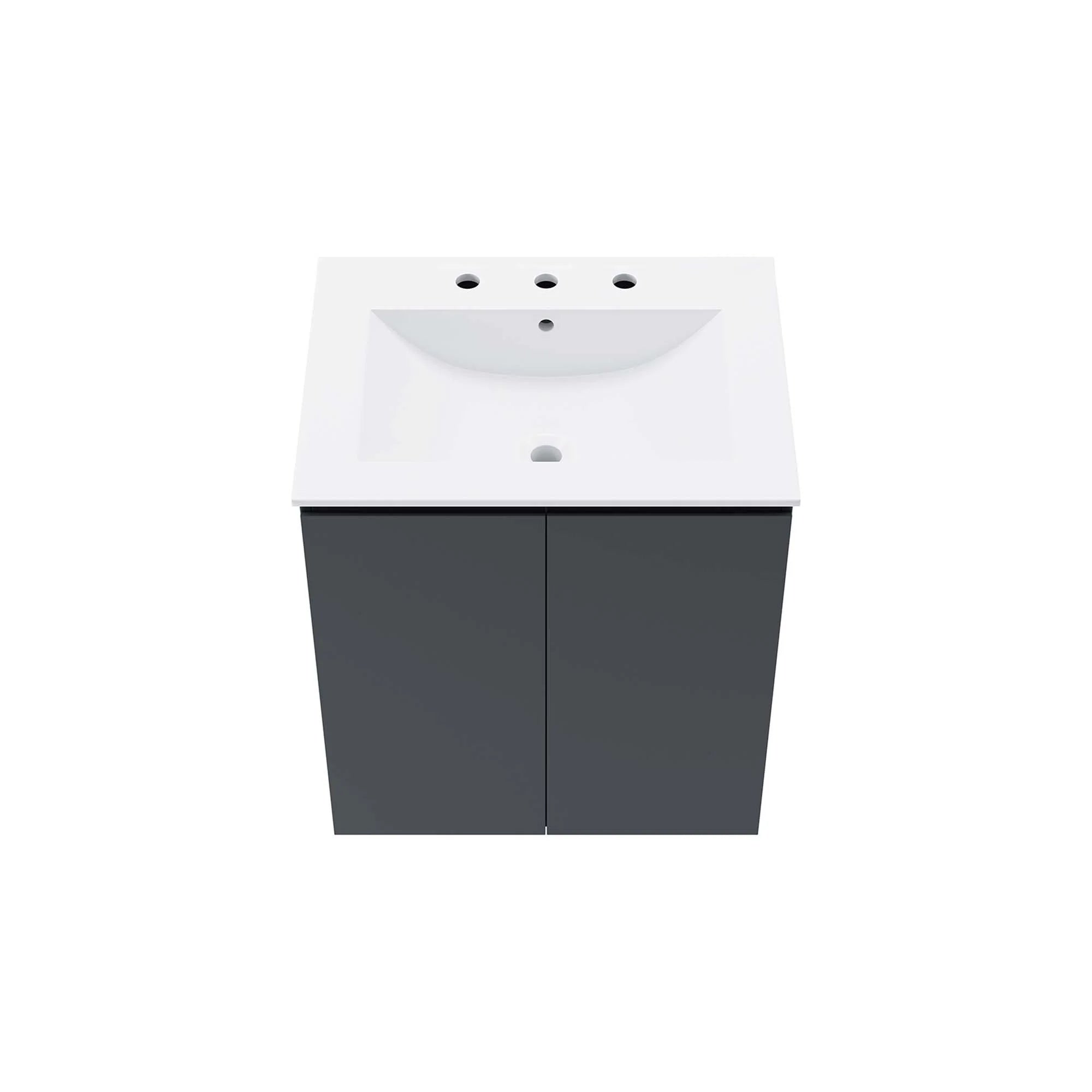 Bryn Wall-Mount Bathroom Vanity Basin Included