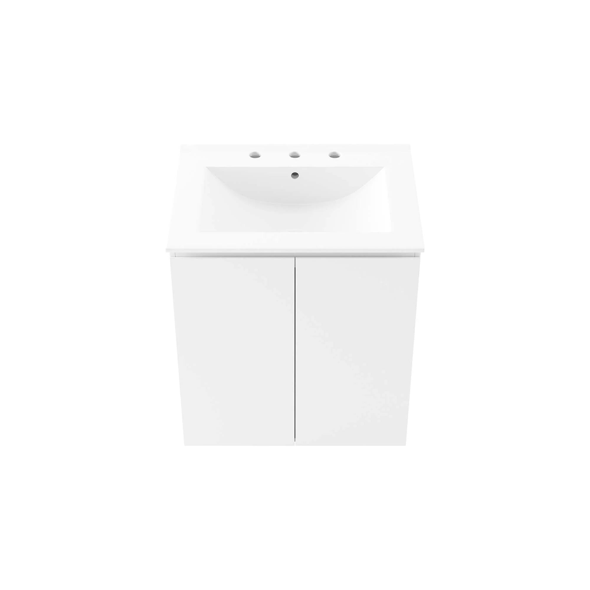 Bryn Wall-Mount Bathroom Vanity Basin Included