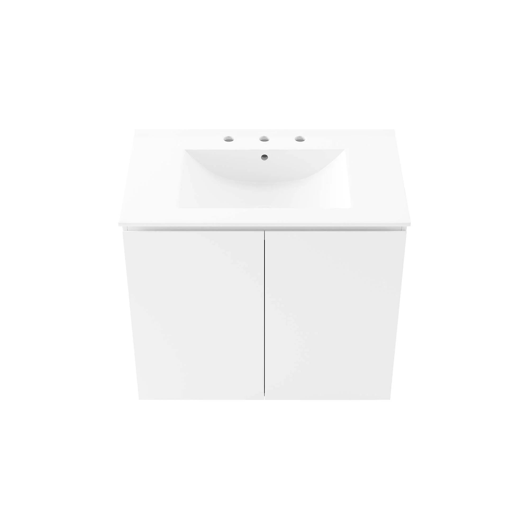 Bryn Wall-Mount Bathroom Vanity Basin Included