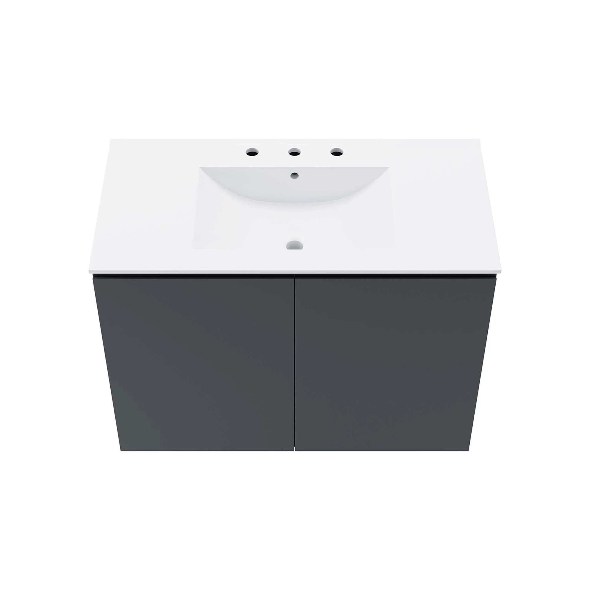 Bryn Wall-Mount Bathroom Vanity Basin Included