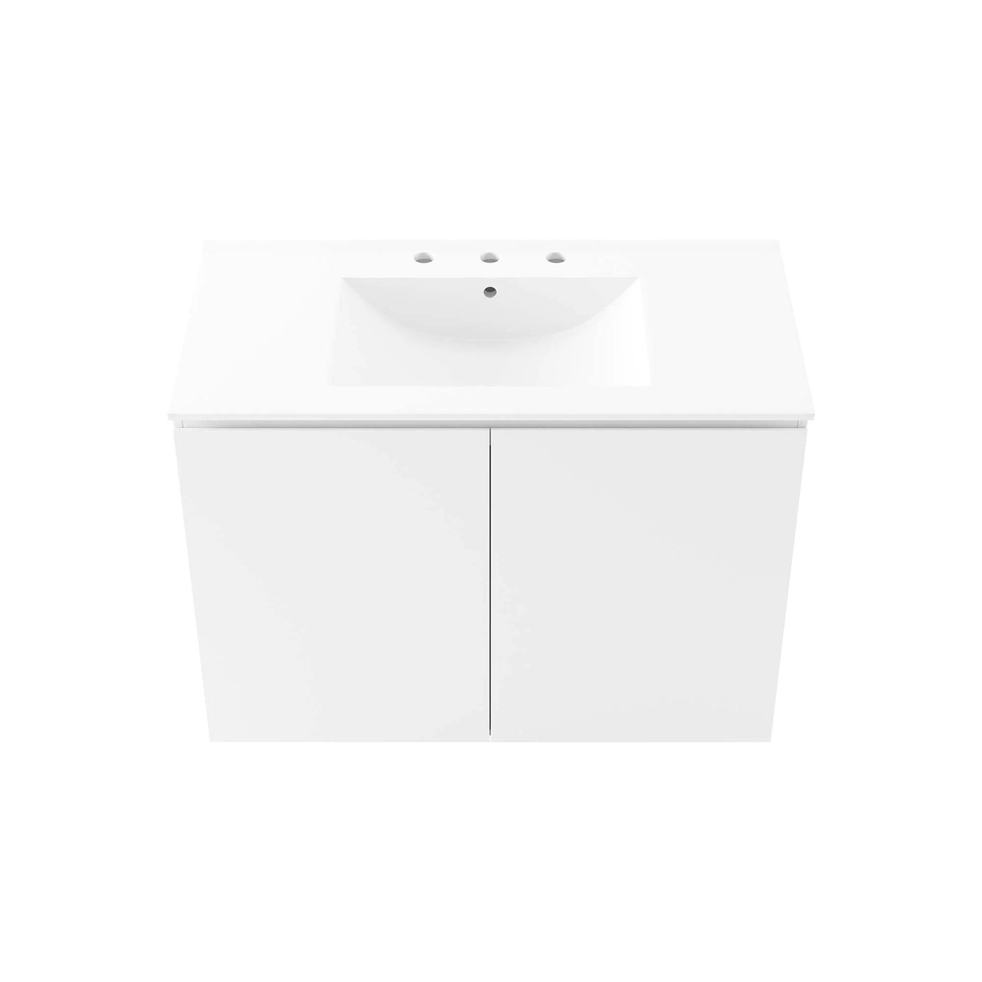 Bryn Wall-Mount Bathroom Vanity Basin Included