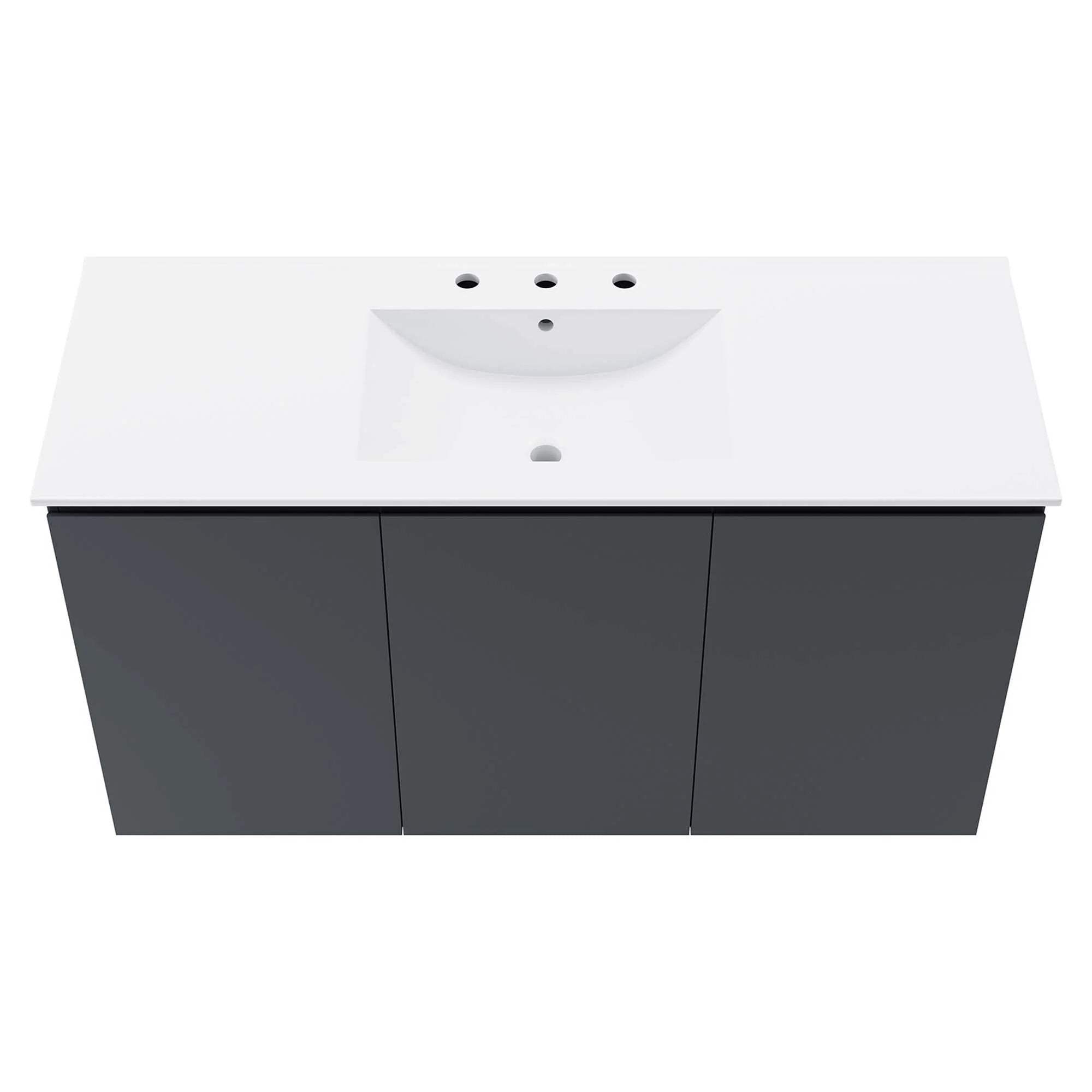 Bryn Wall-Mount Bathroom Vanity Basin Included