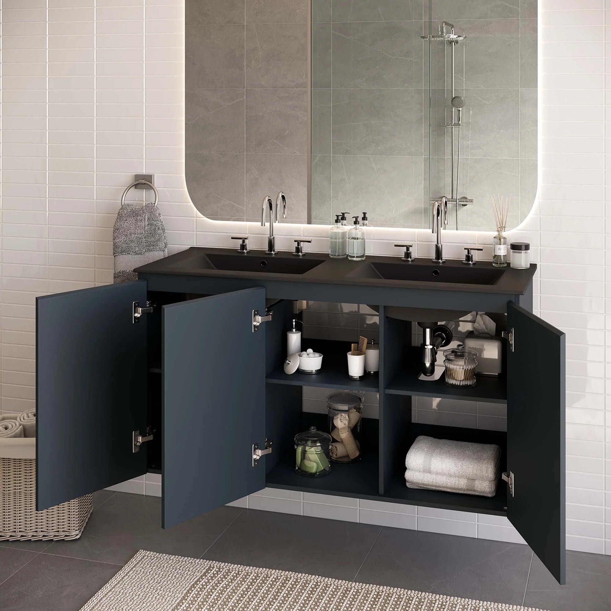 Bryn Wall-Mount Bathroom Vanity Basin Included