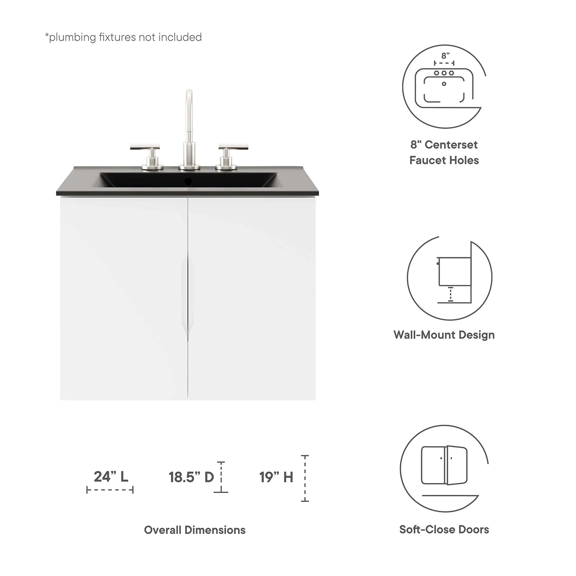 Vitality Bathroom Vanity Basin Included