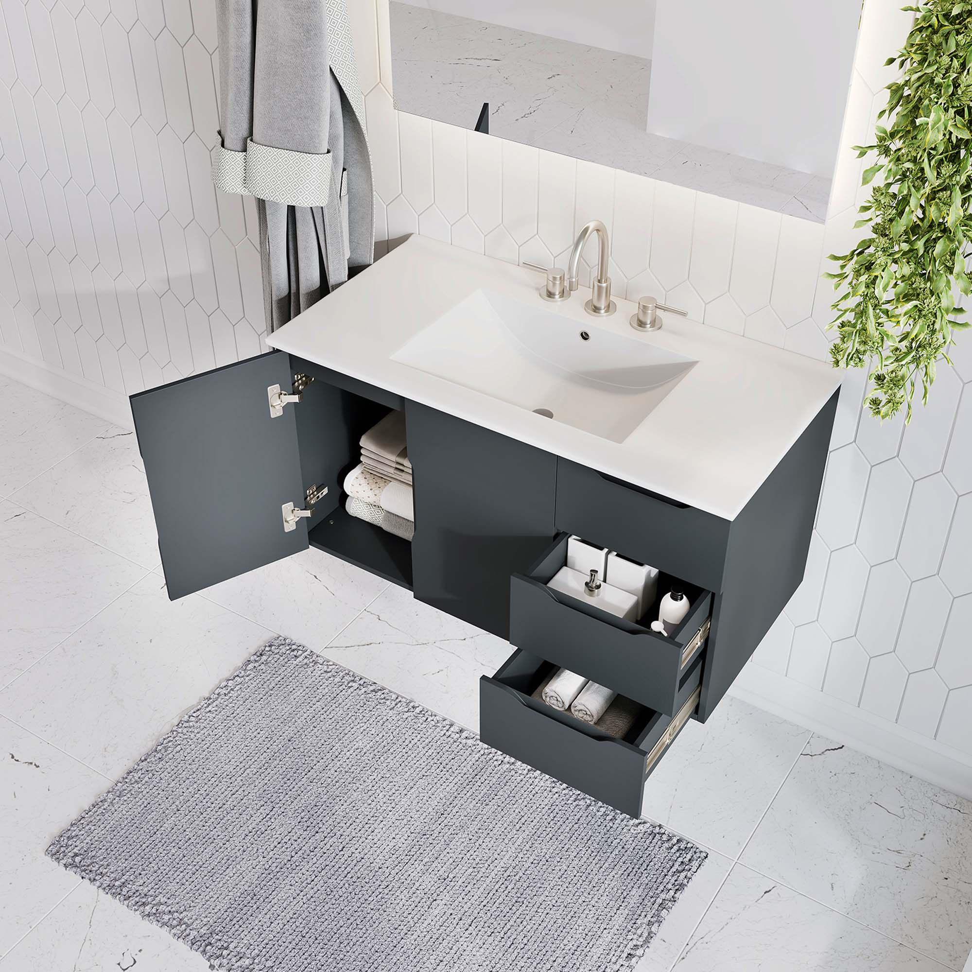 Vitality Bathroom Vanity Basin Included