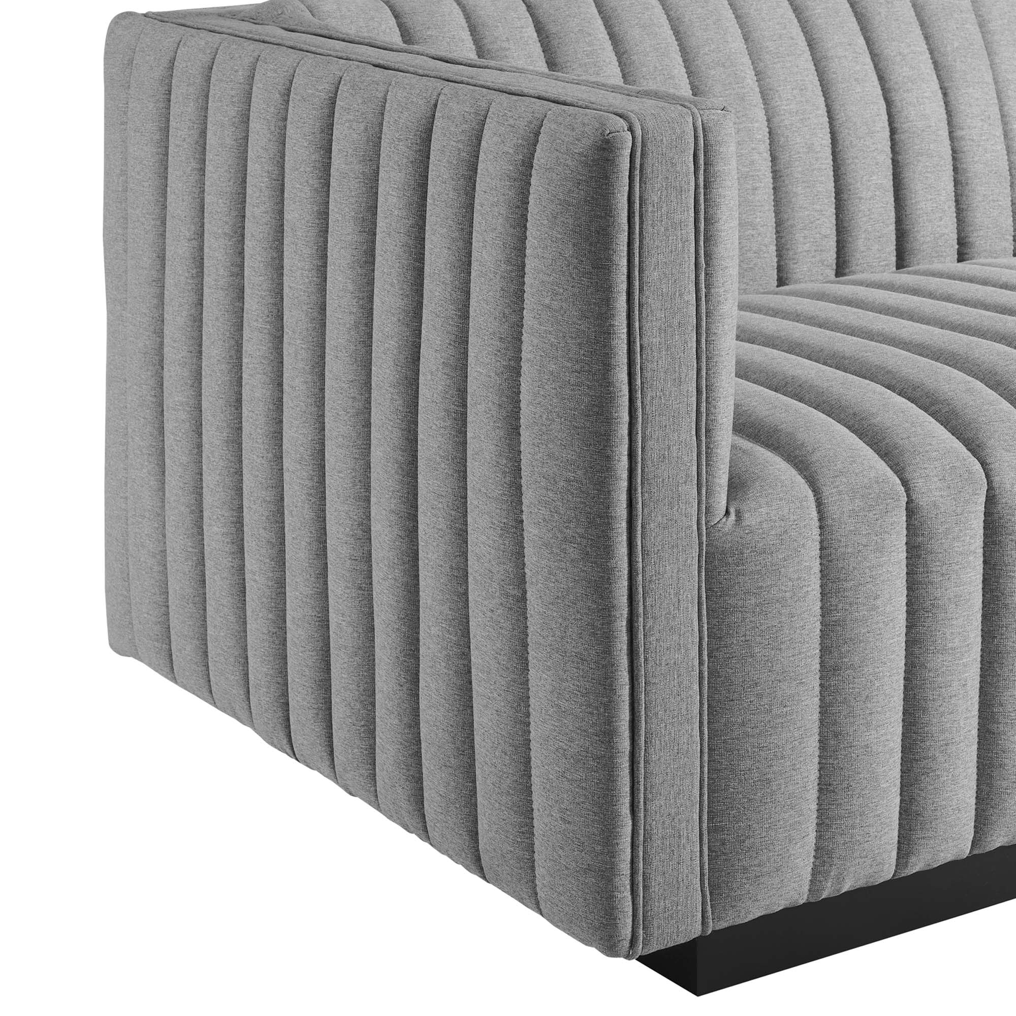 Chaise sans accoudoirs rembourrée en duvet Commix