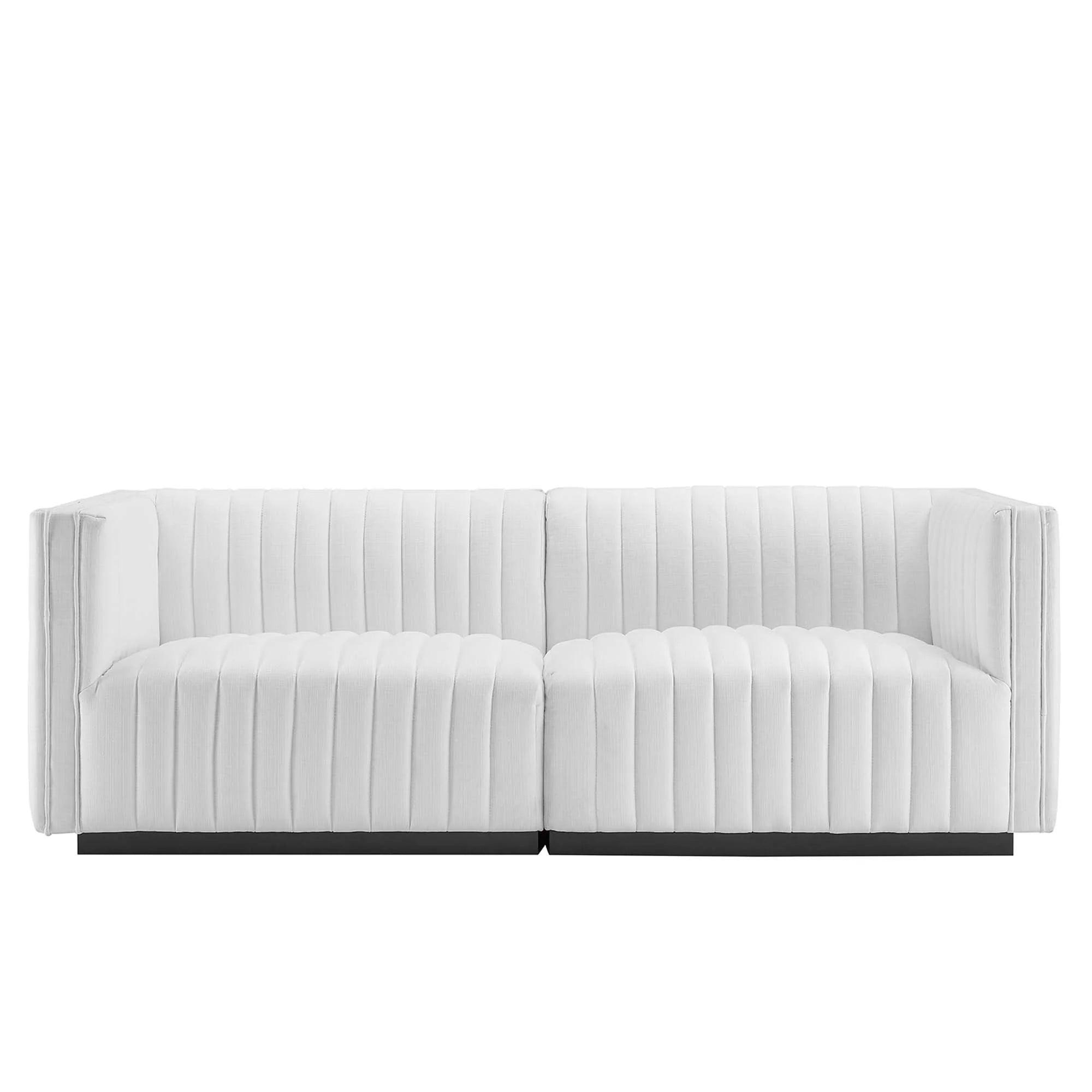 Chaise sans accoudoirs rembourrée en duvet Commix