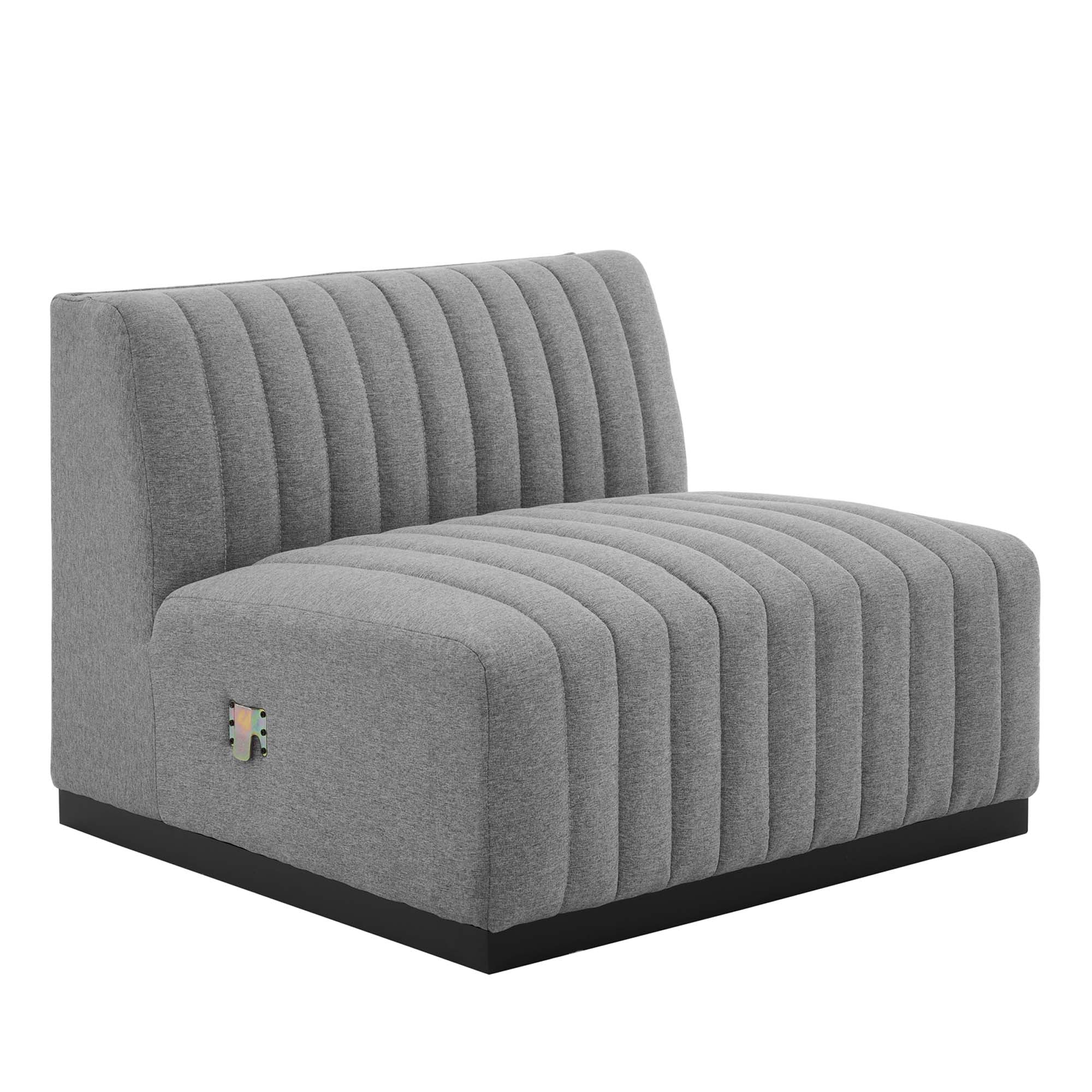 Chaise sans accoudoirs rembourrée en duvet Commix