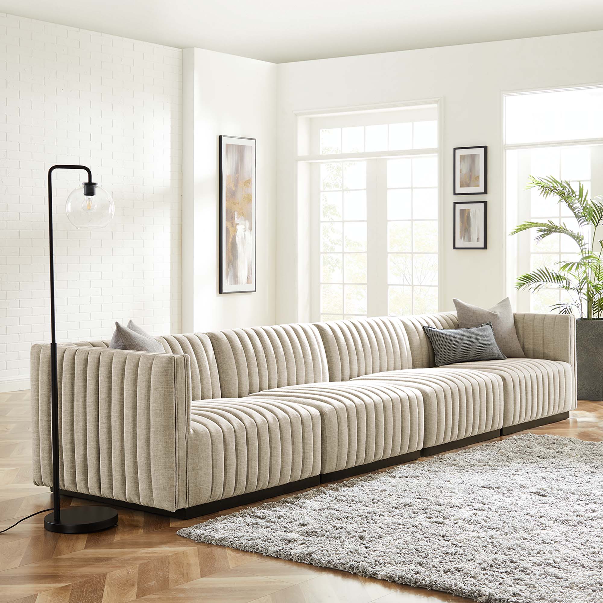 Chaise sans accoudoirs rembourrée en duvet Commix